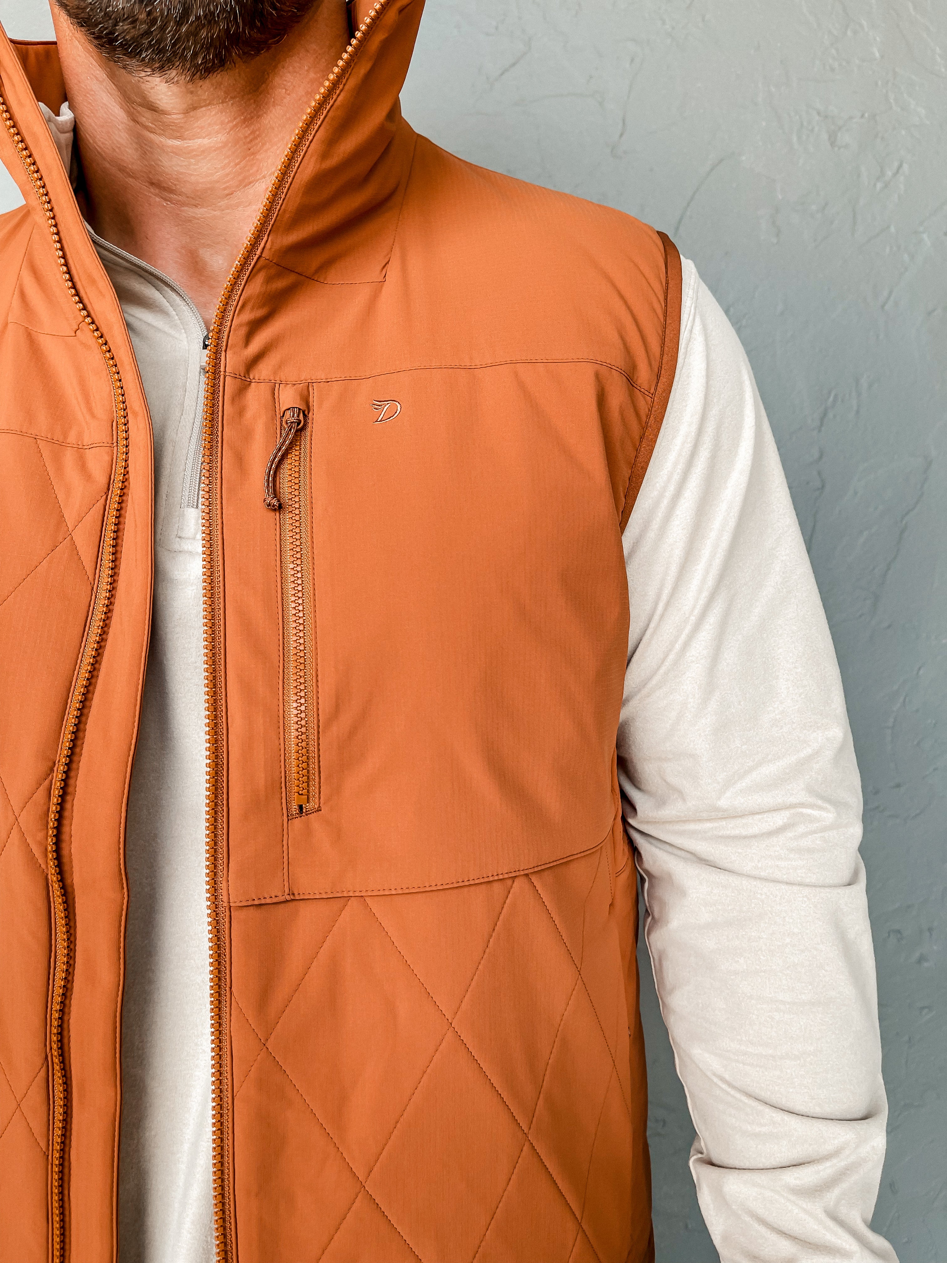 Air Flow Insulated Vest - Clay