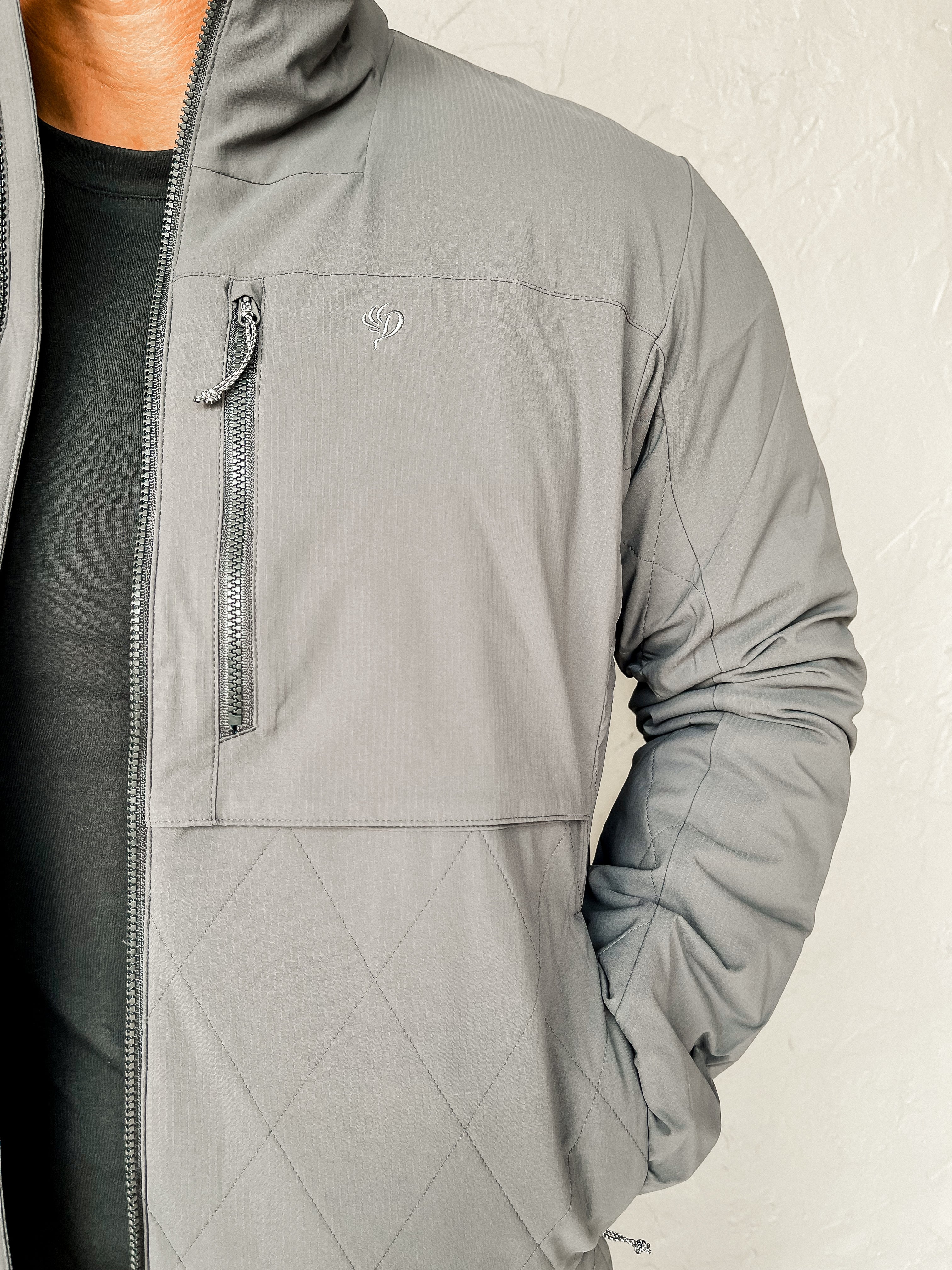 Airflow Insulated Jacket - Charcoal