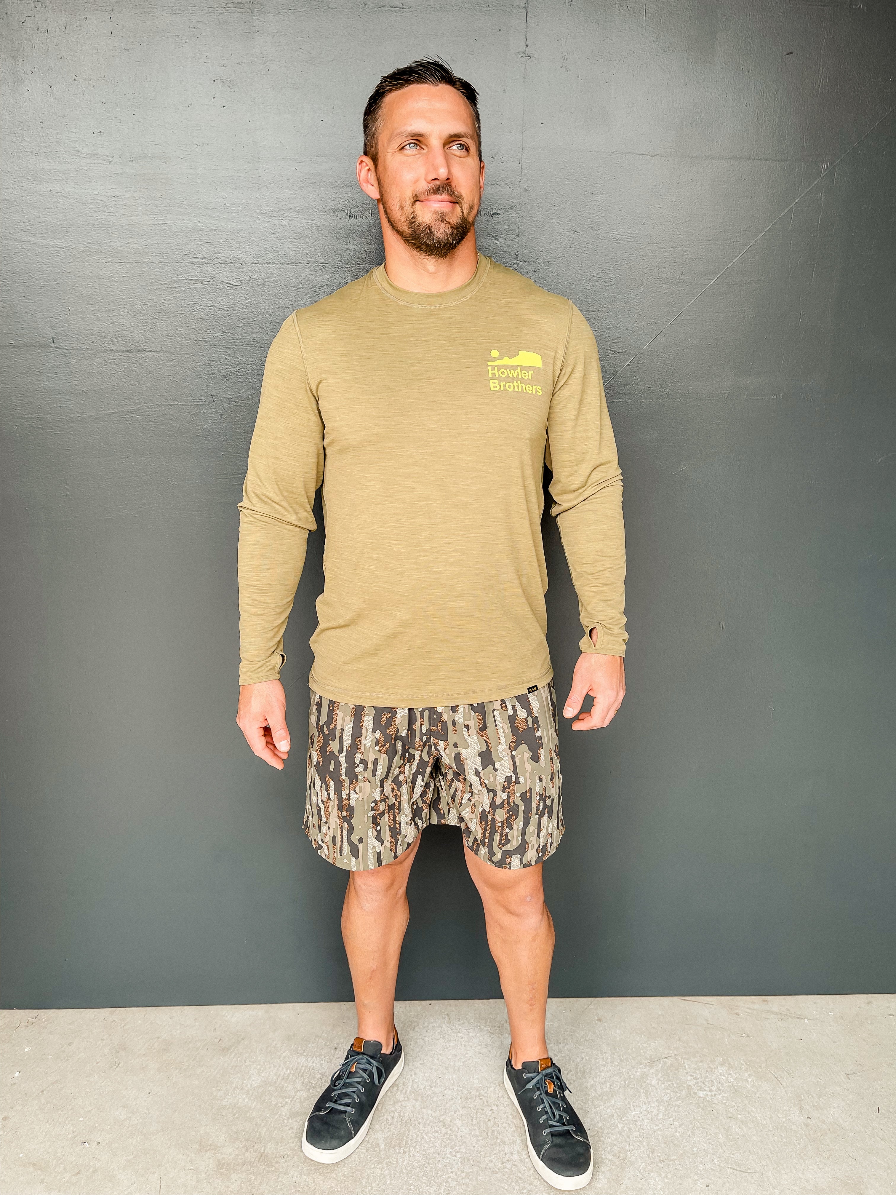 HB Tech T - Faded Olive