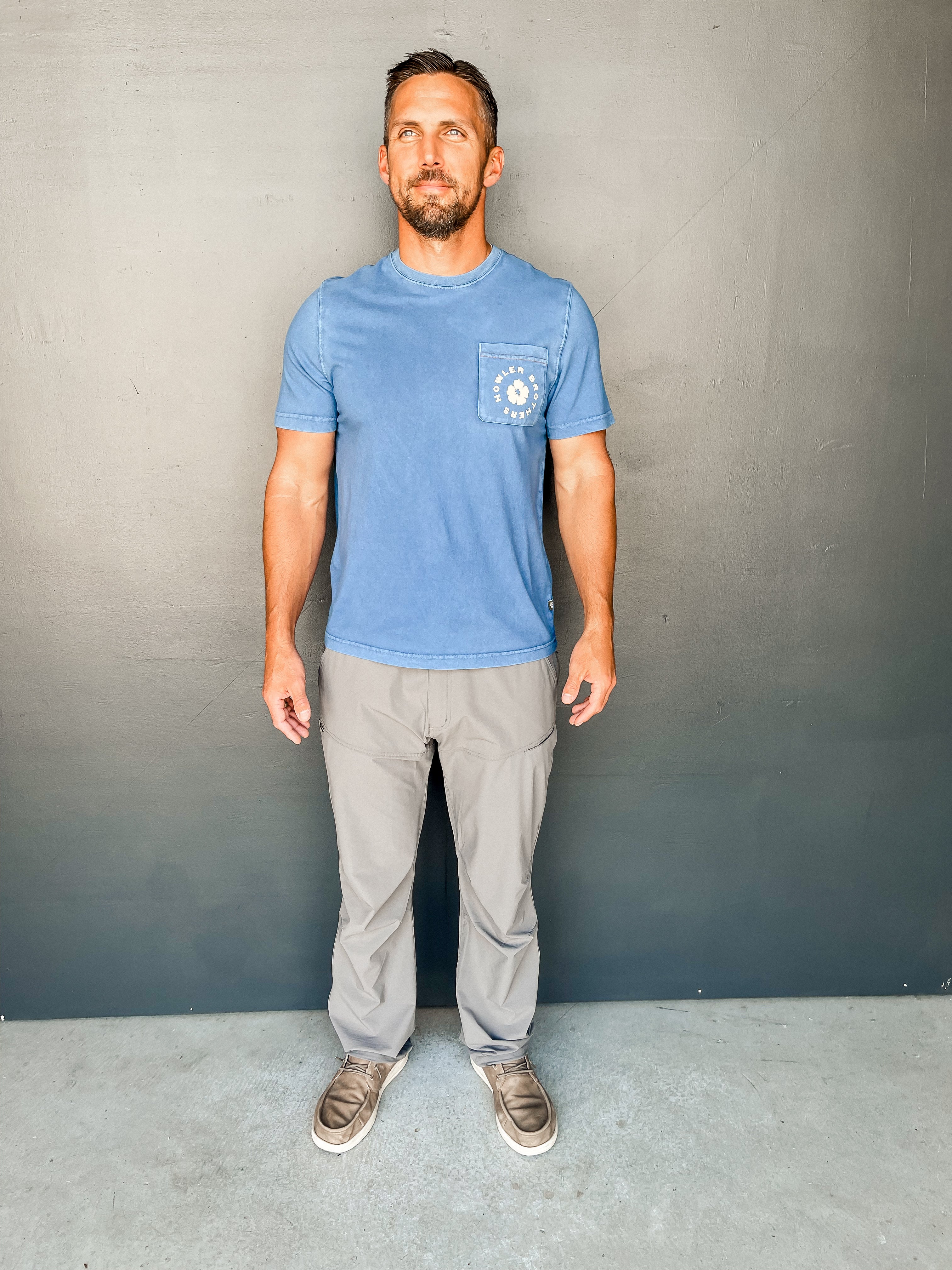 Cotton Pocket T-Shirt - CC Workshop Blue Horizon