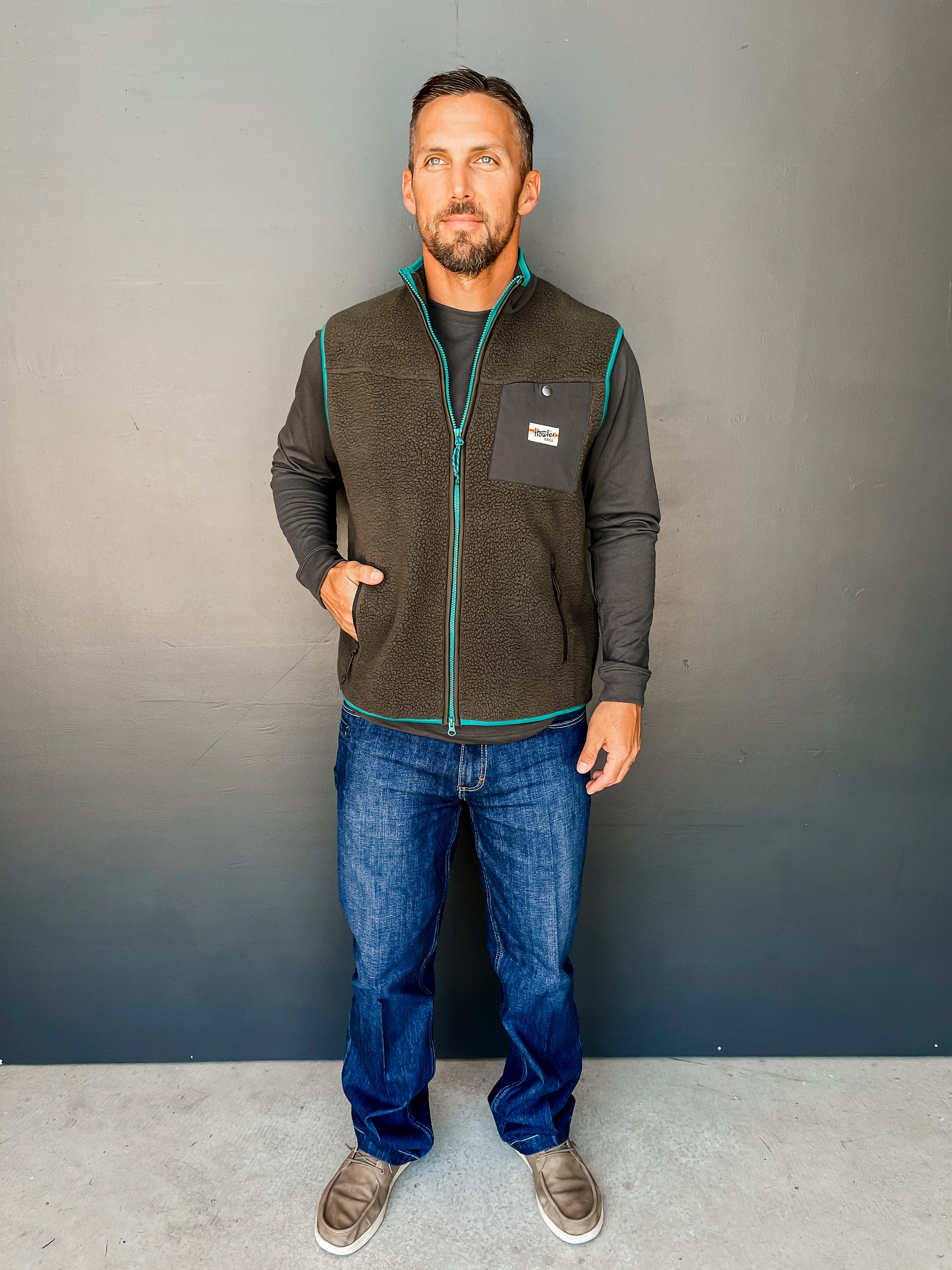 Chisos Fleece Vest - Fatigue