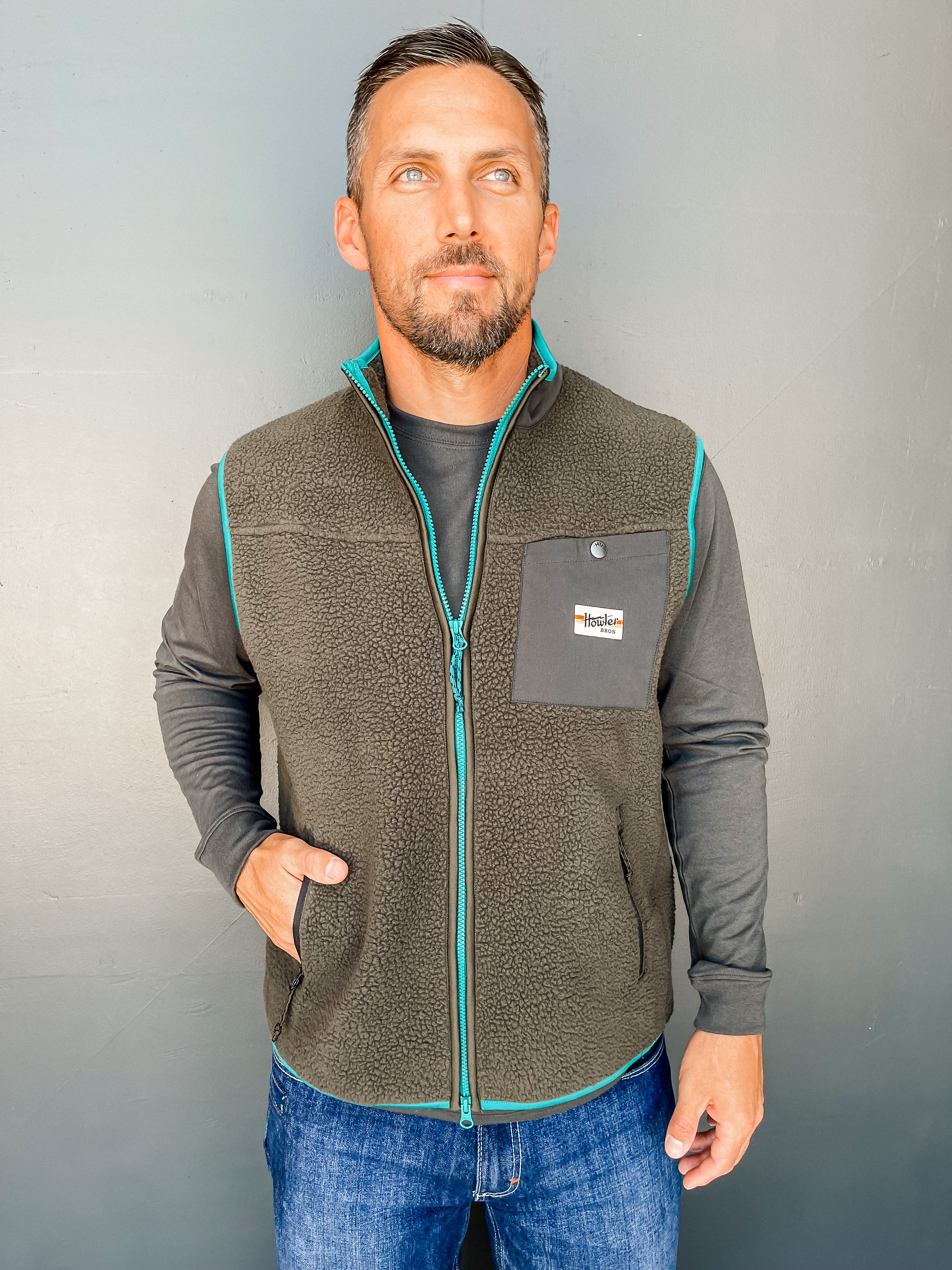 Chisos Fleece Vest - Fatigue