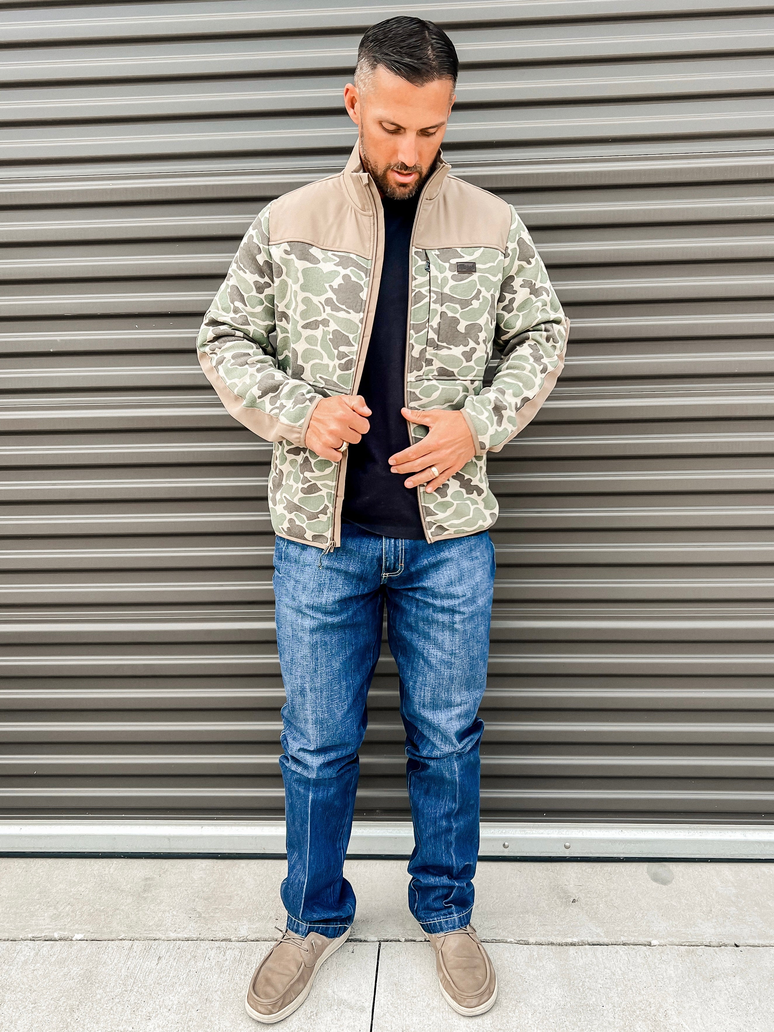 Bogard Fleece Jacket - Green Mallard Camo