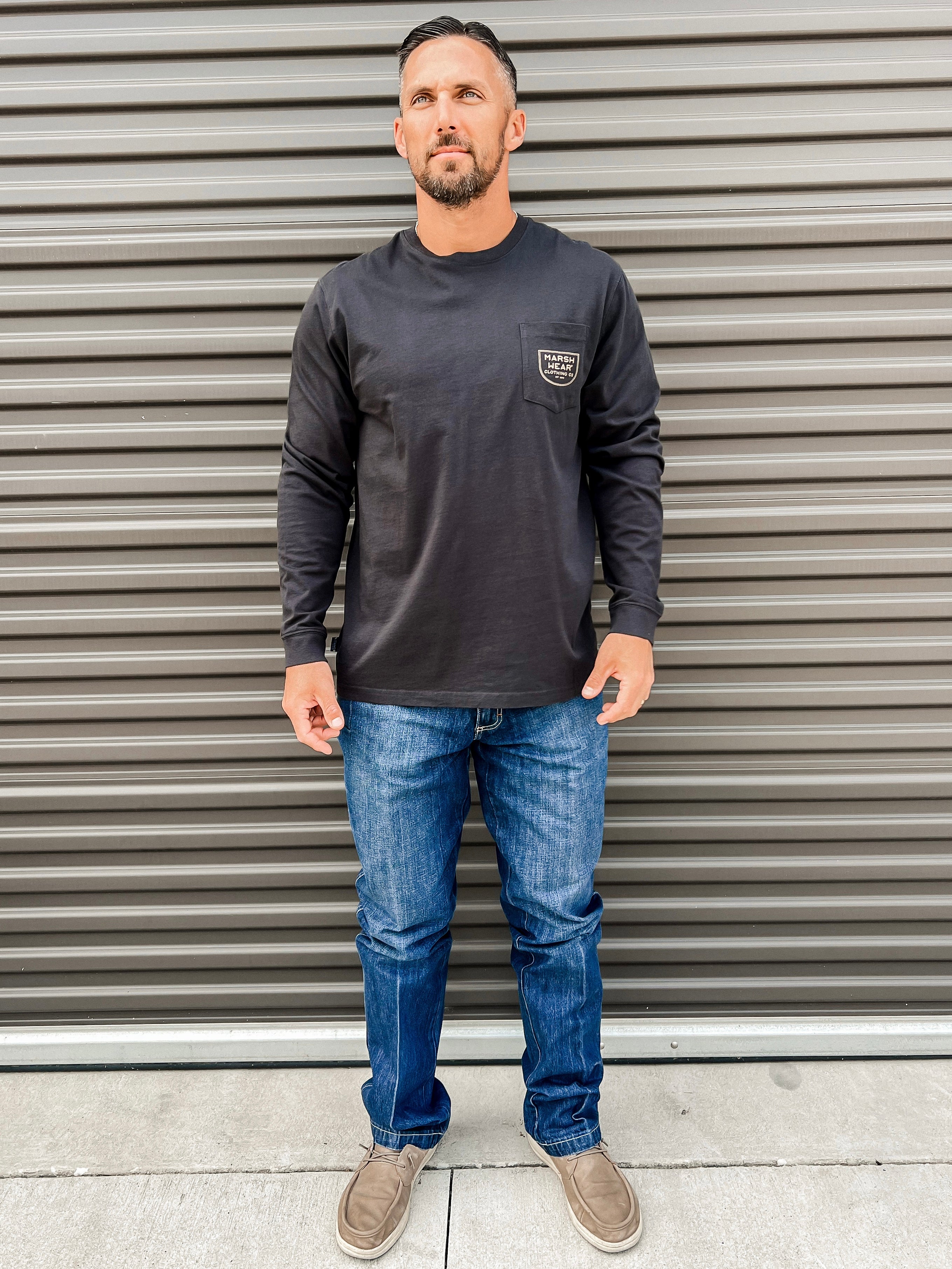 Retriever Long Sleeve Tee - Black