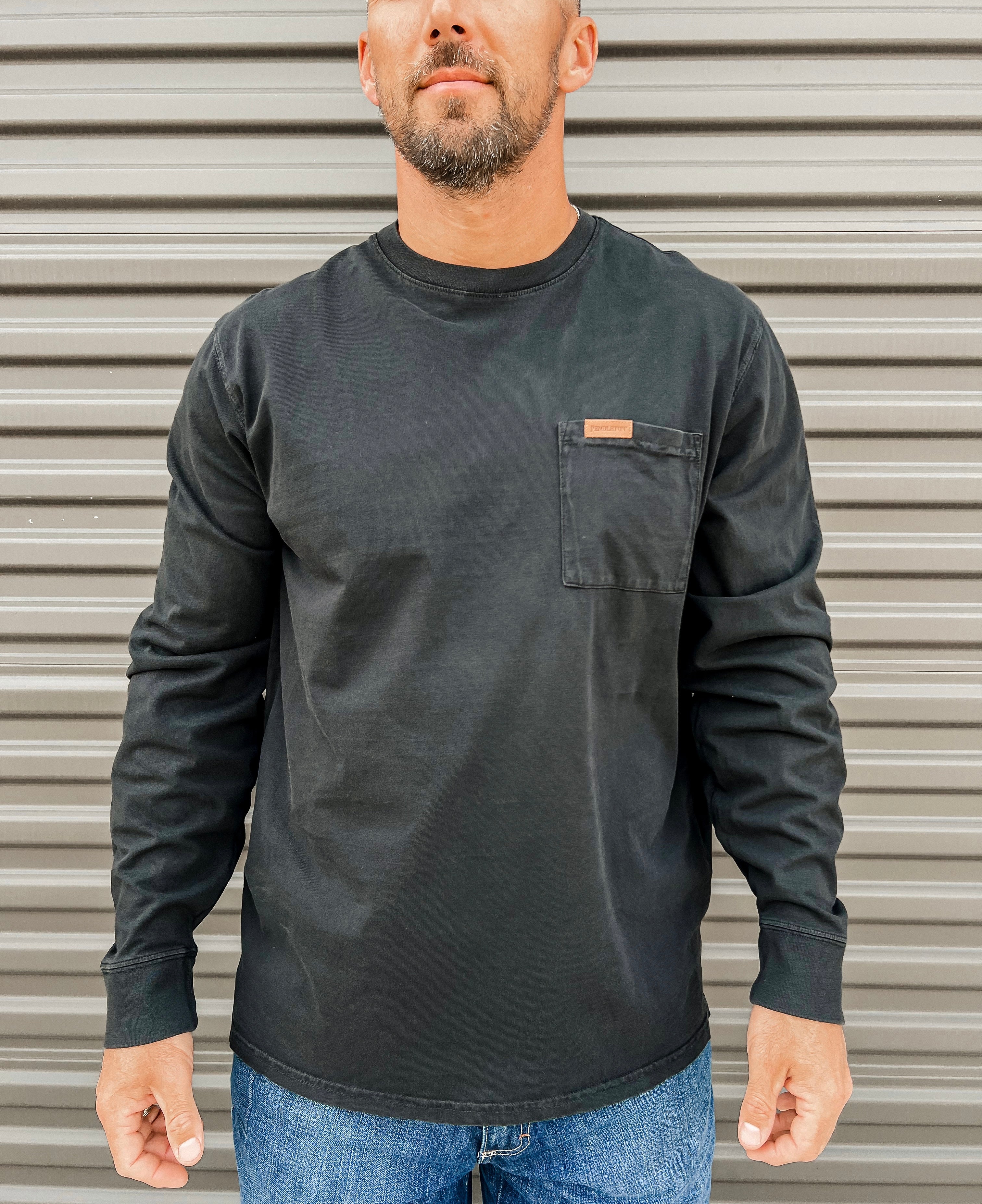 Deschutes Long Sleeve Tee - Black