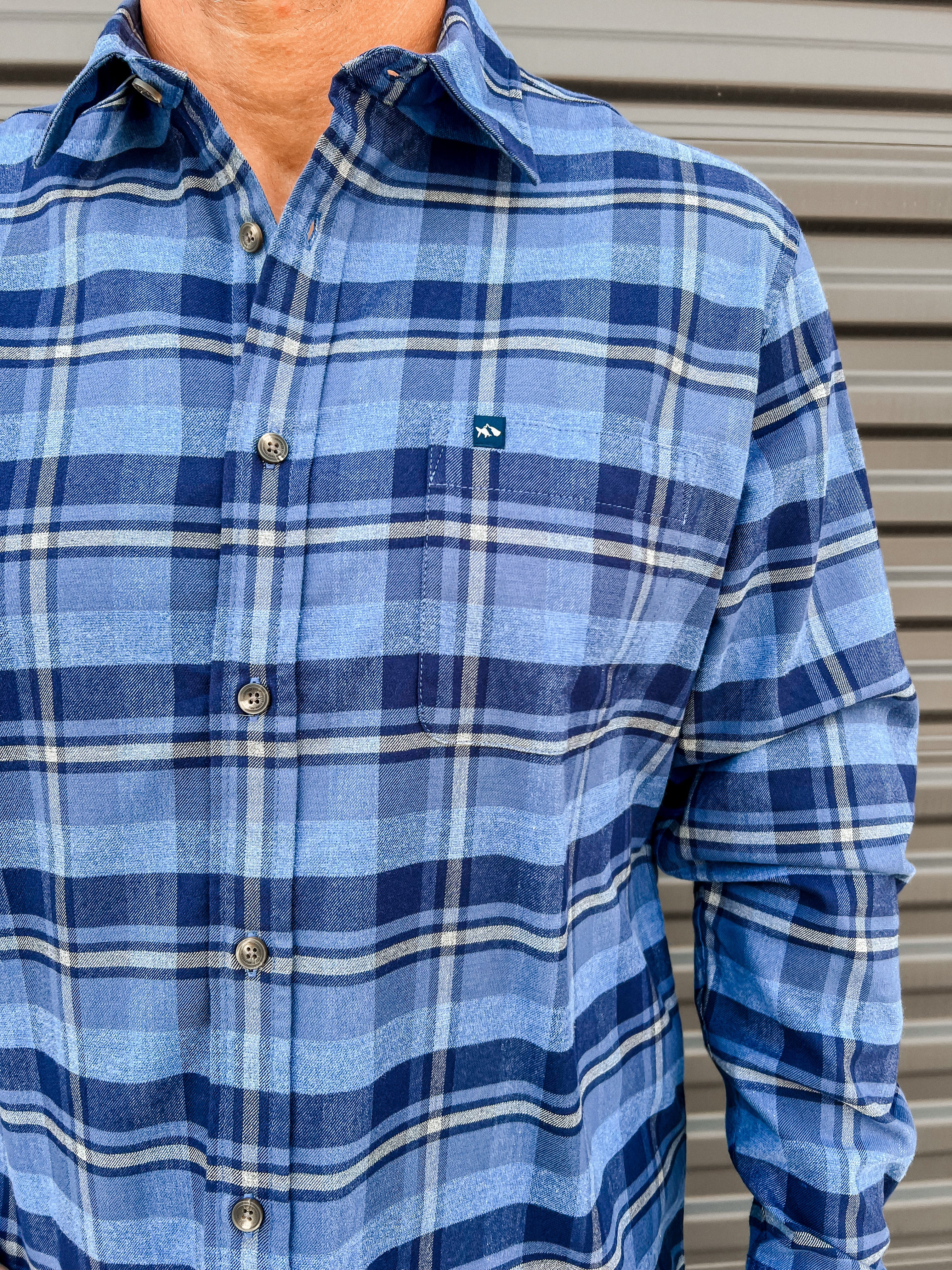 Broadmarsh Flannel - Navy