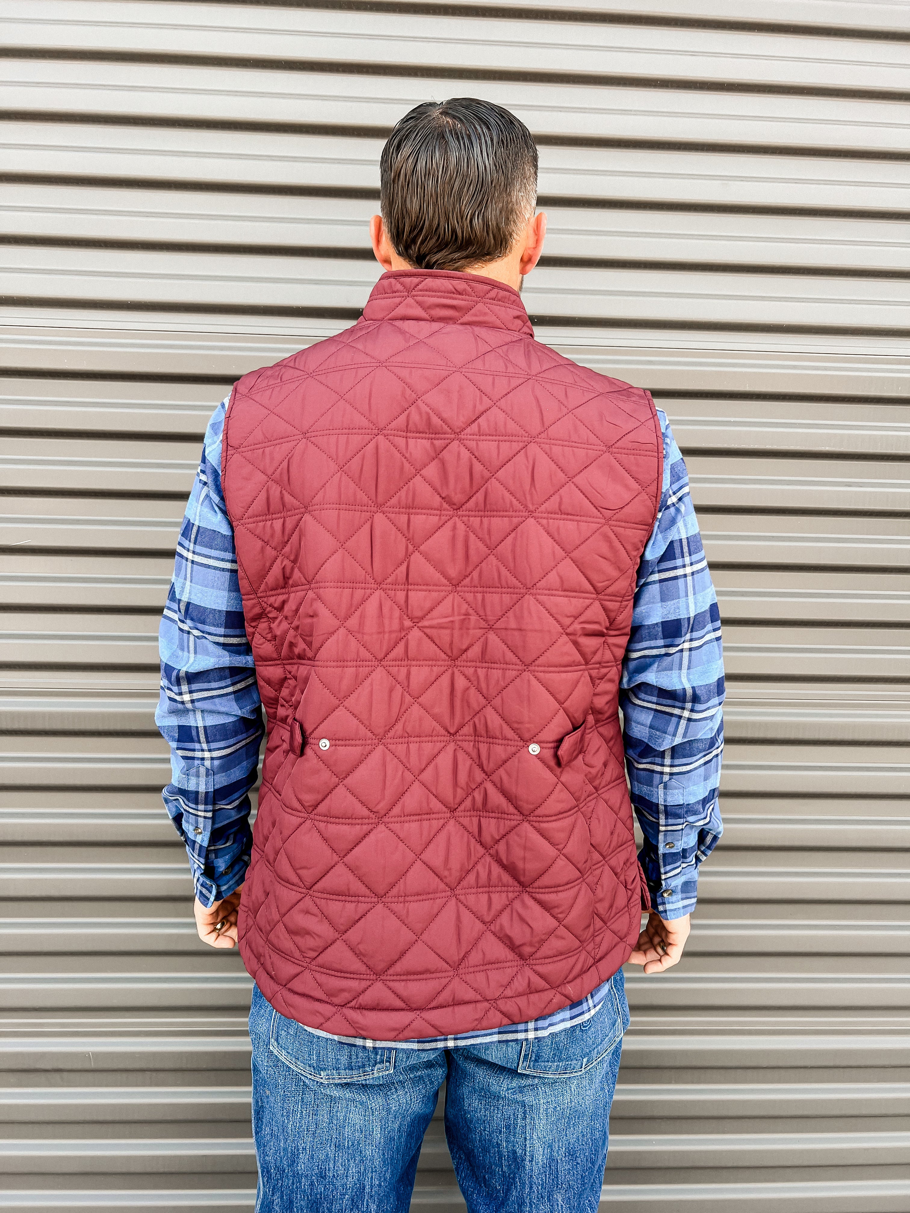 Fremont Performance Quilted Vest - Twany Port