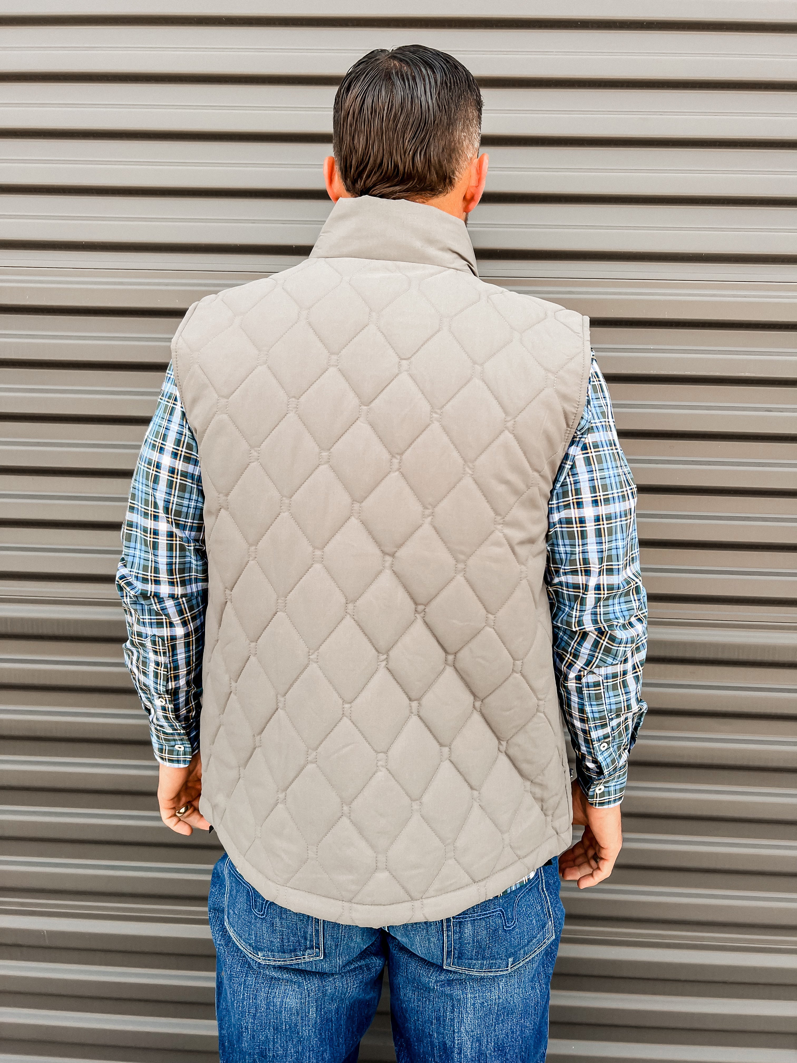 Barnwell Puff Vest - Rock