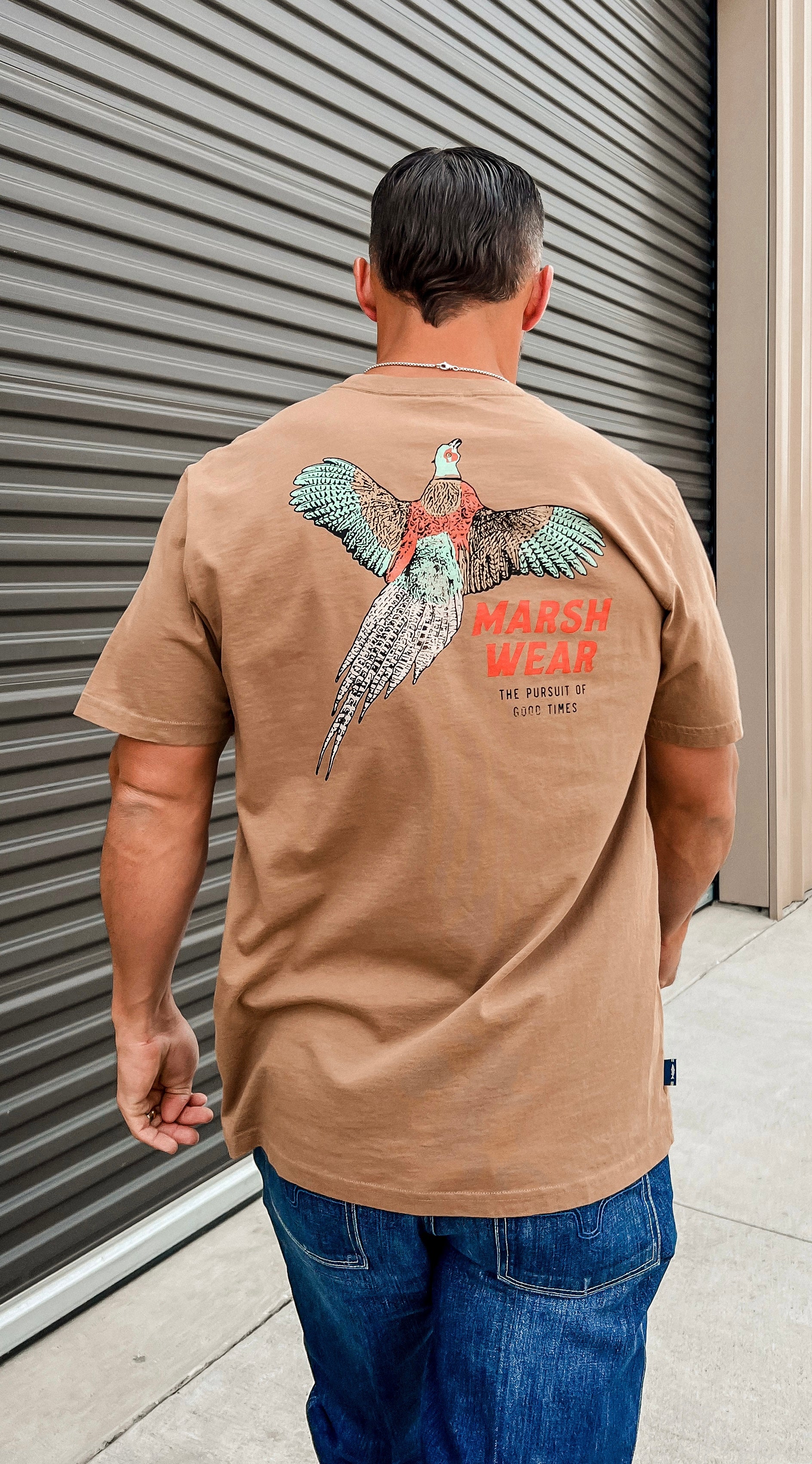 Pheasant T-Shirt -Tabacco