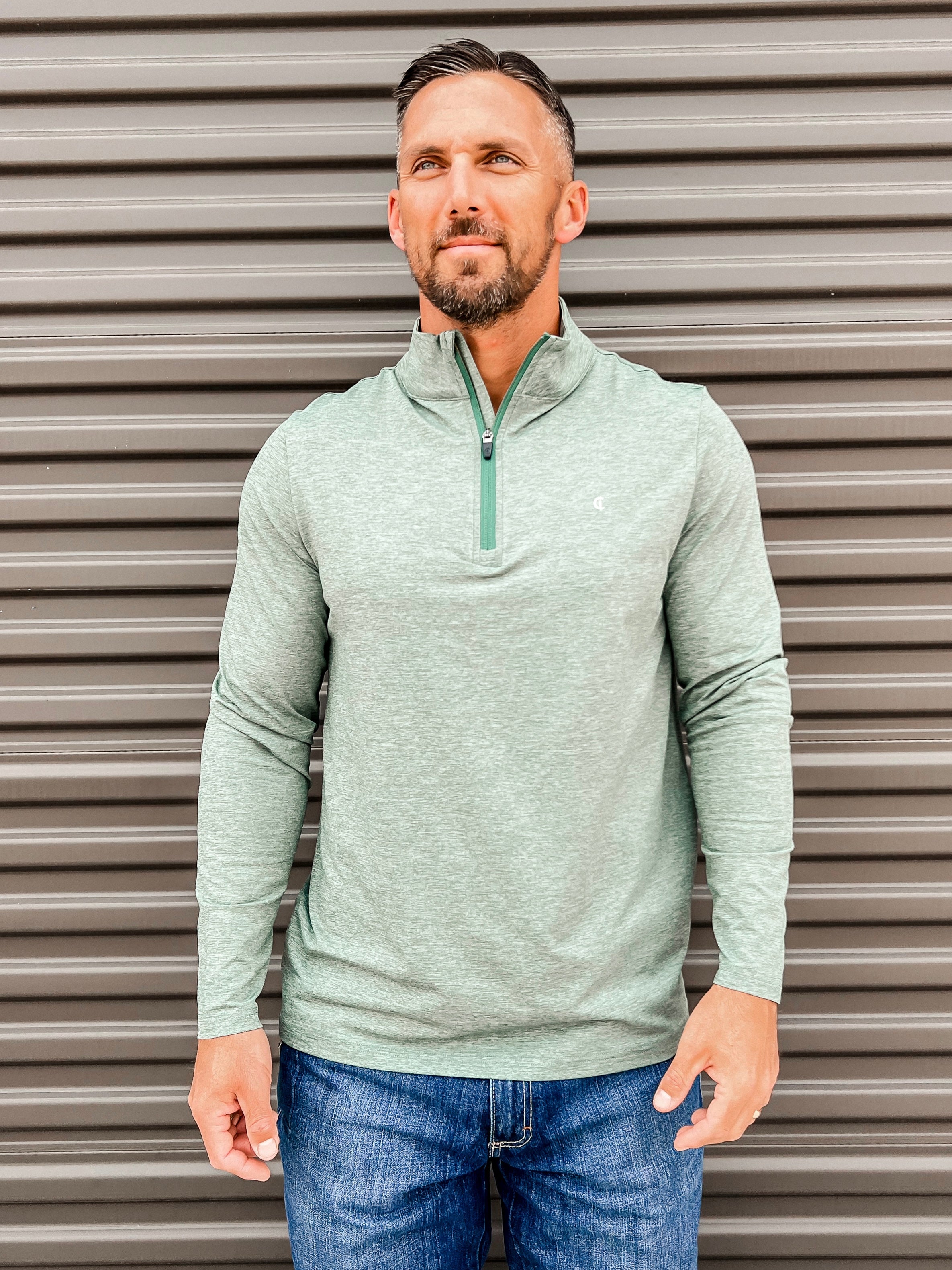 Performance Pullover - Heather Forest