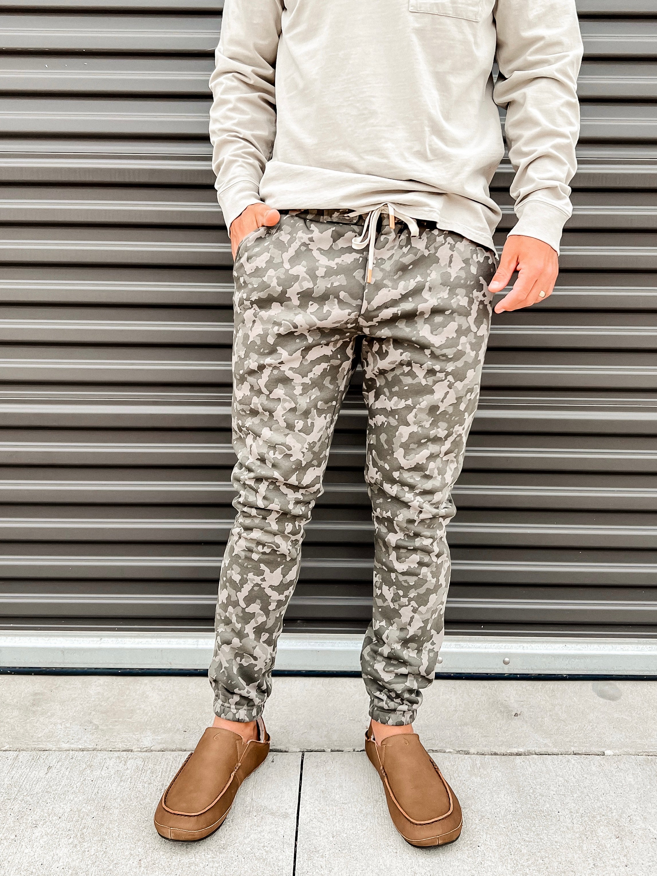 Fireside Fleece Pants - Fossil Foxhole Camo