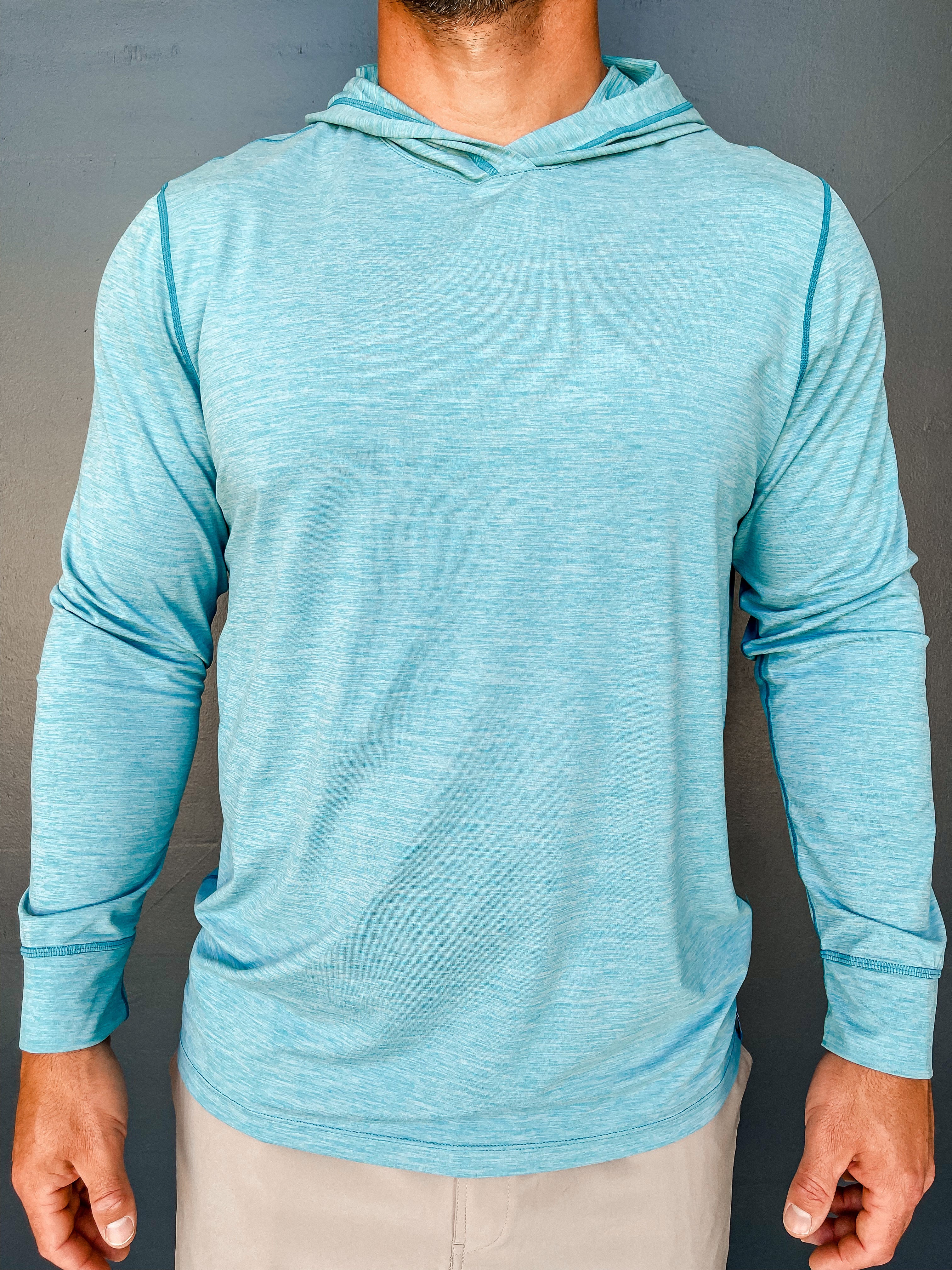 Droptemp All Day Cooling Hoodie - Sea Level Heather