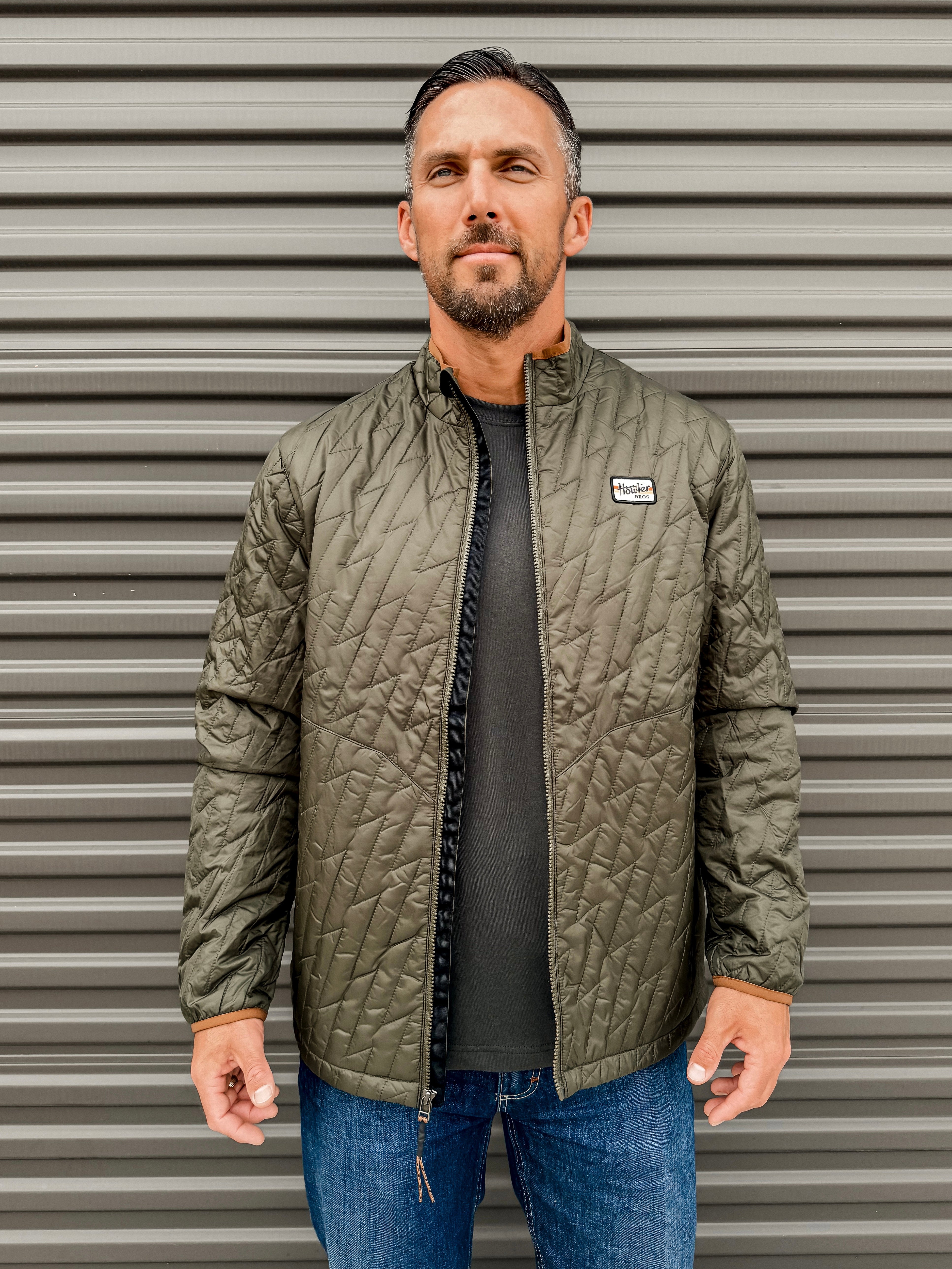 Voltage Quilted Jacket - Olive