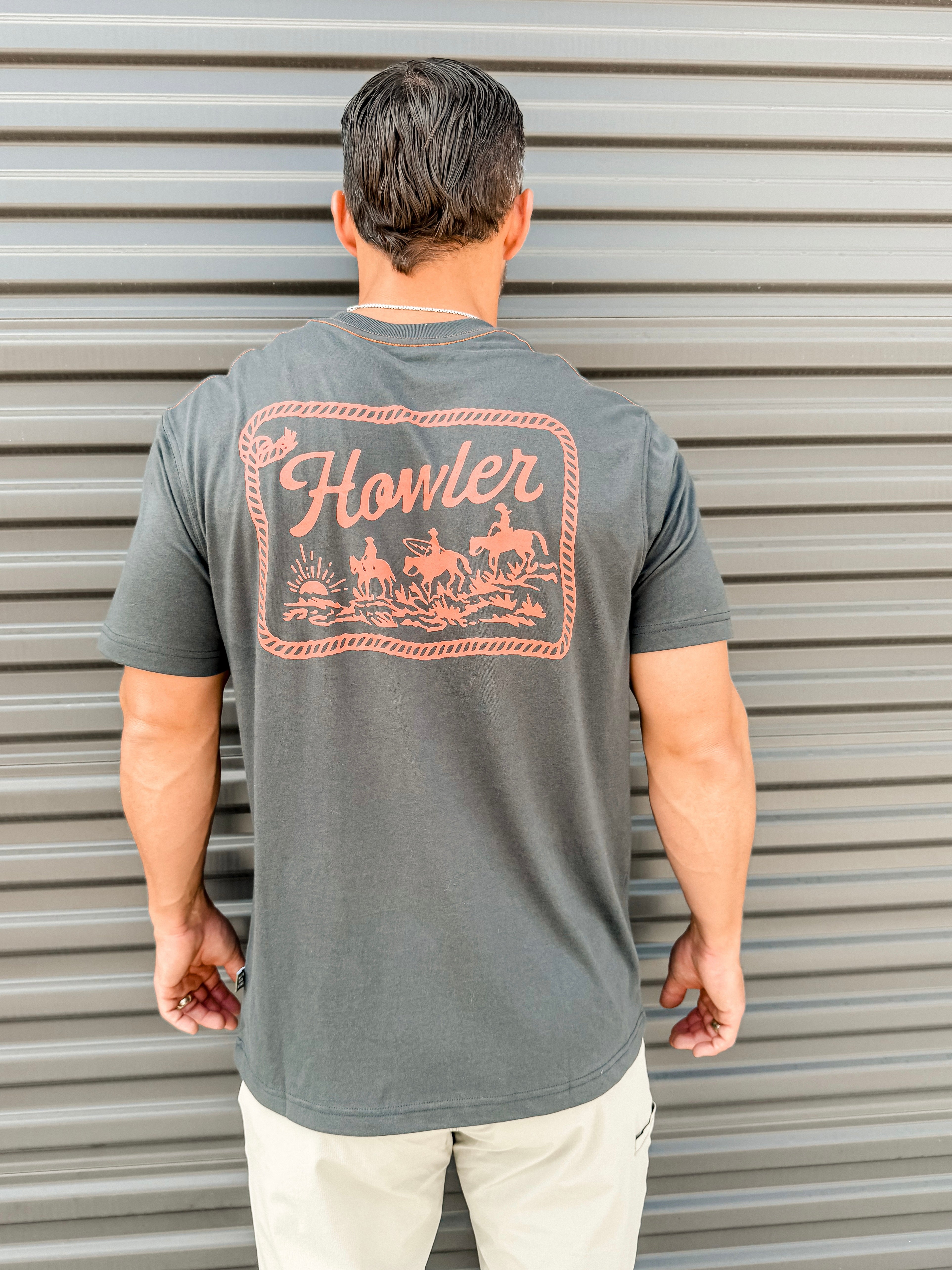 Howler Posse T-Shirt - Antique Black