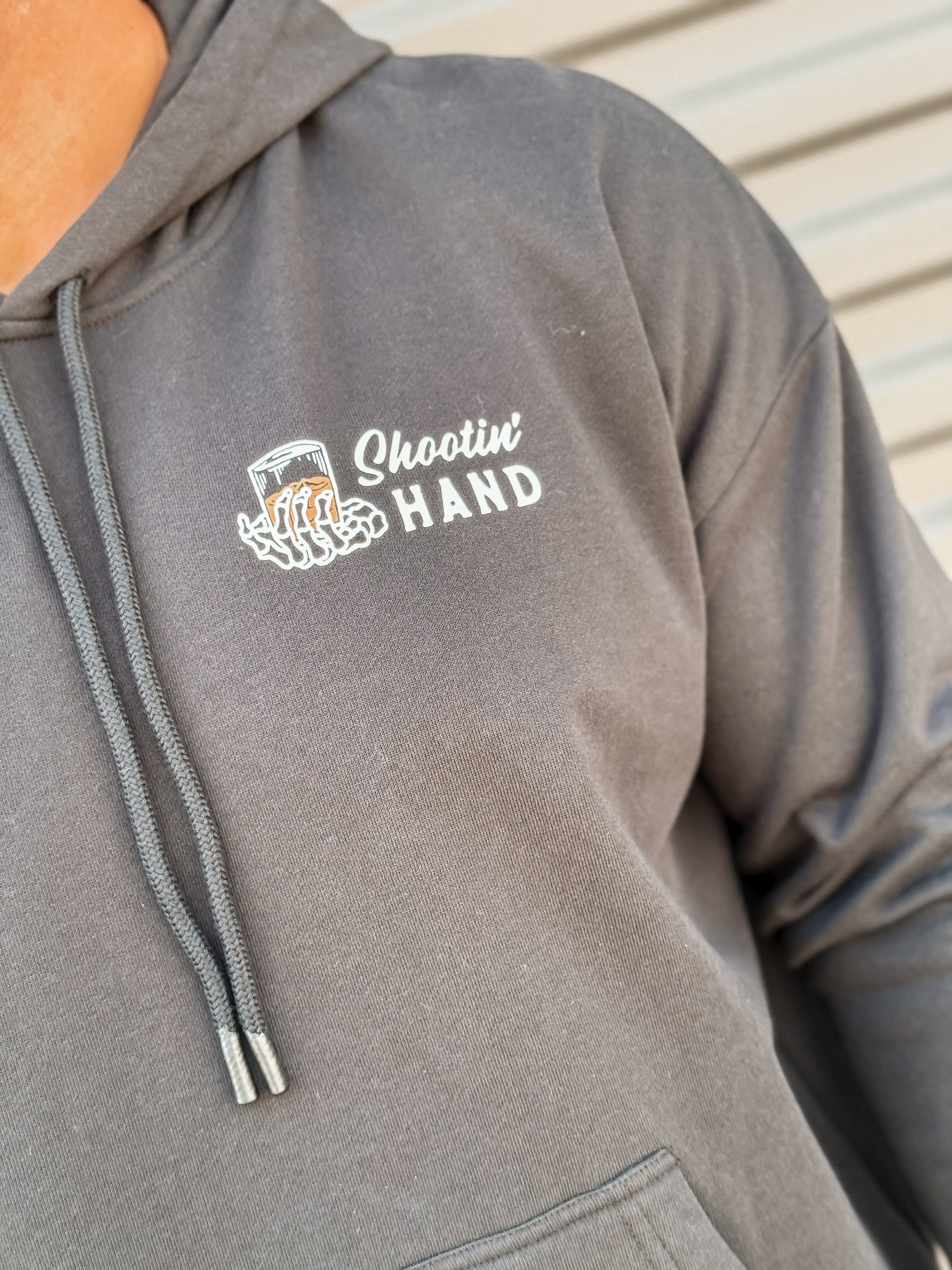 Shootin' Hand Hoodie- Black