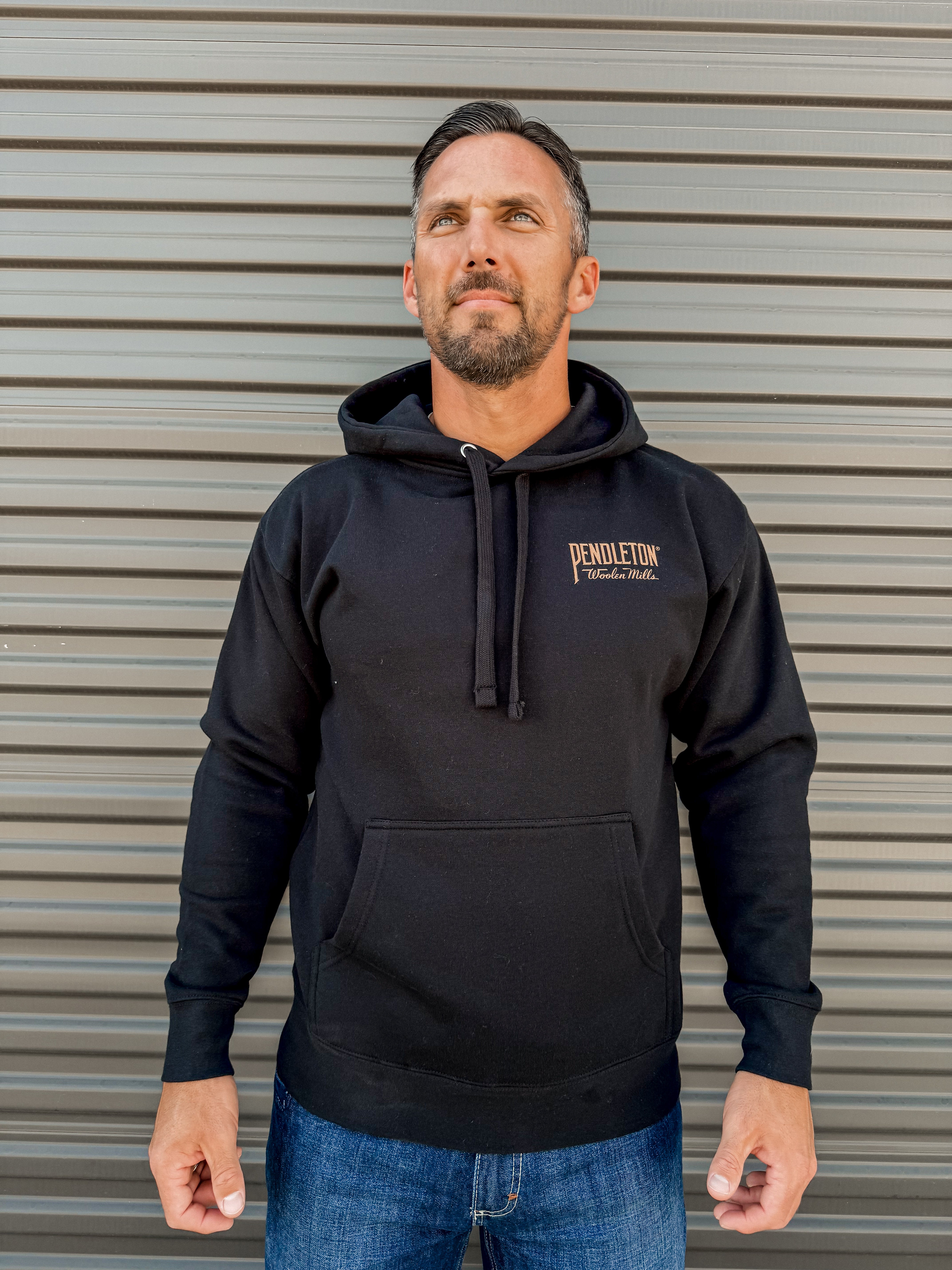 Original Western  Graphic Hoody -  Black & Gold