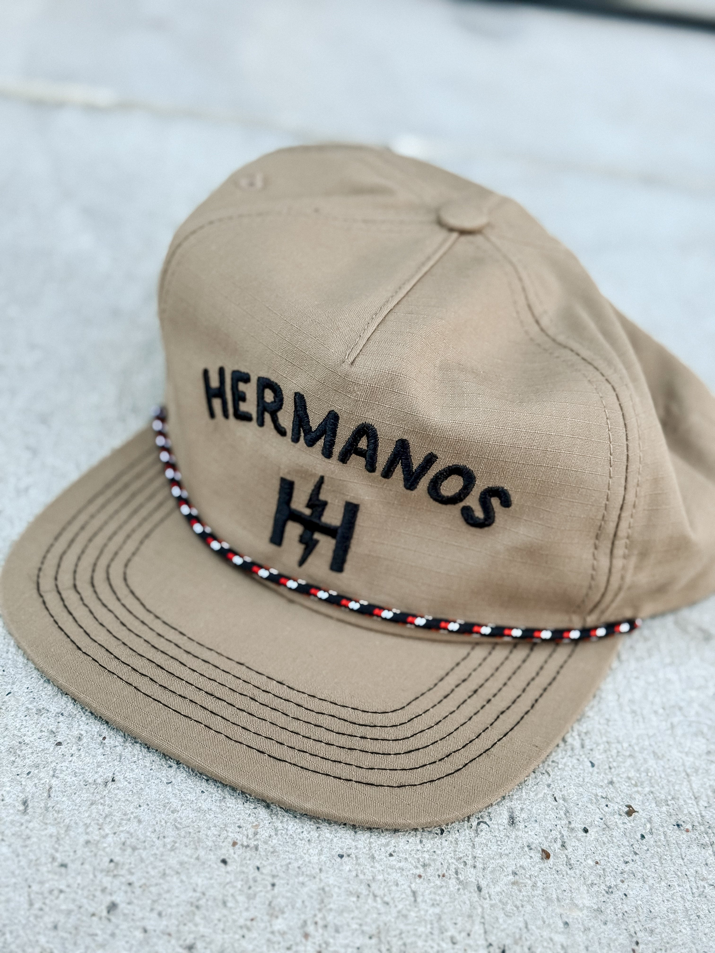 Hermanos SnapBack - Khaki warm grey