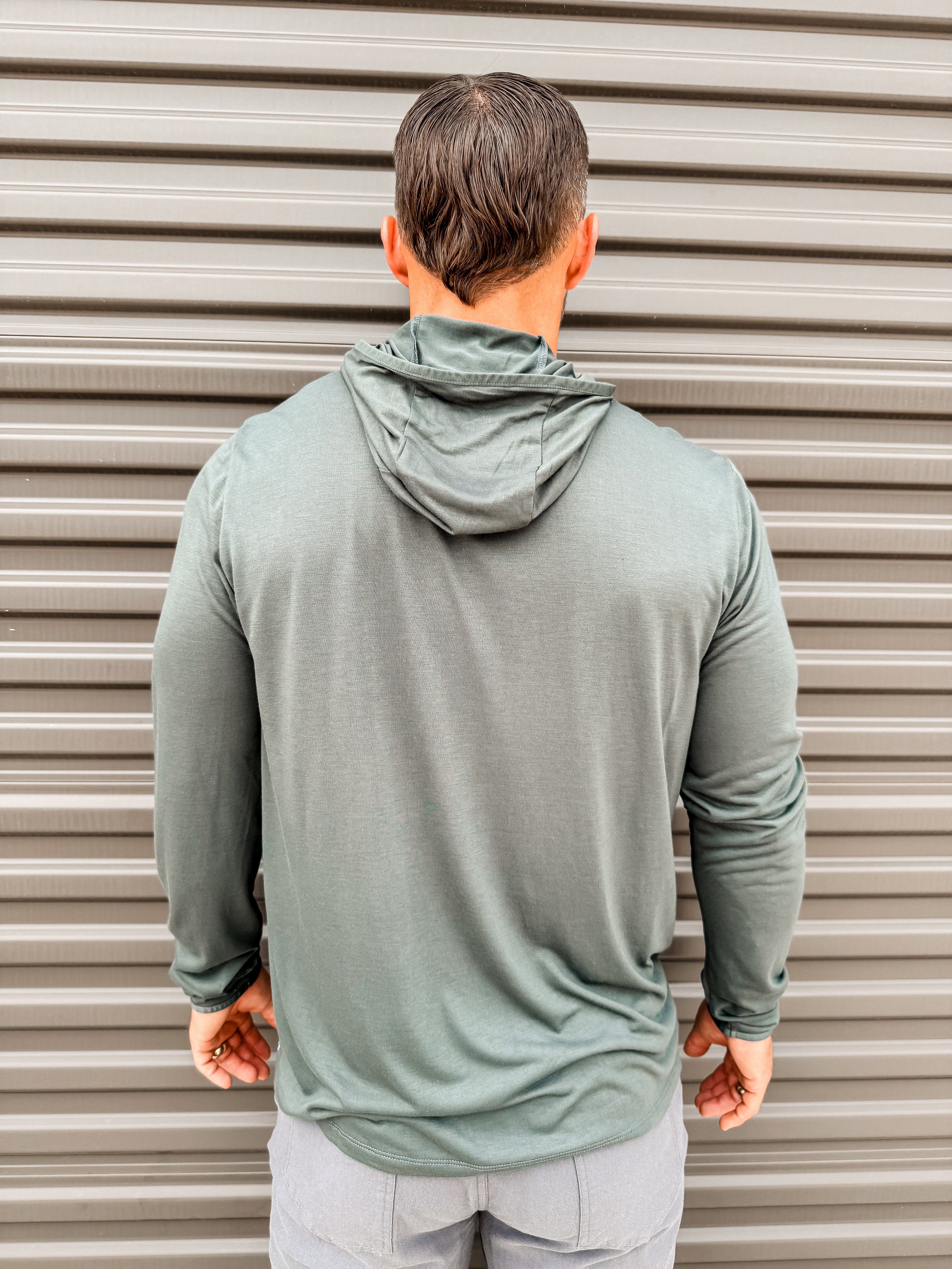 Men's Lightweight Bamboo Hoodie - Midnight