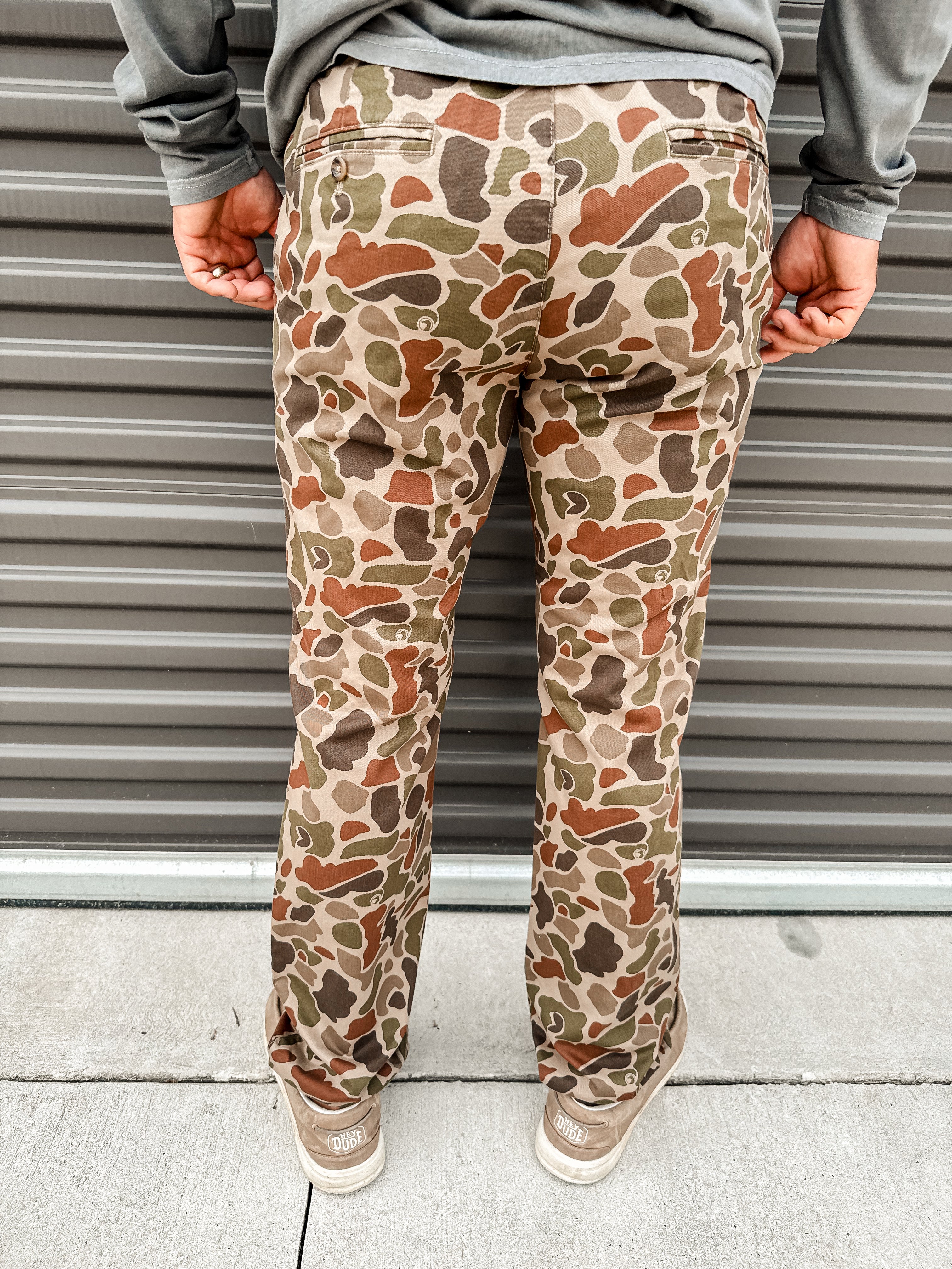 Classic Fit Good School Chino - Toasted Khaki Camo