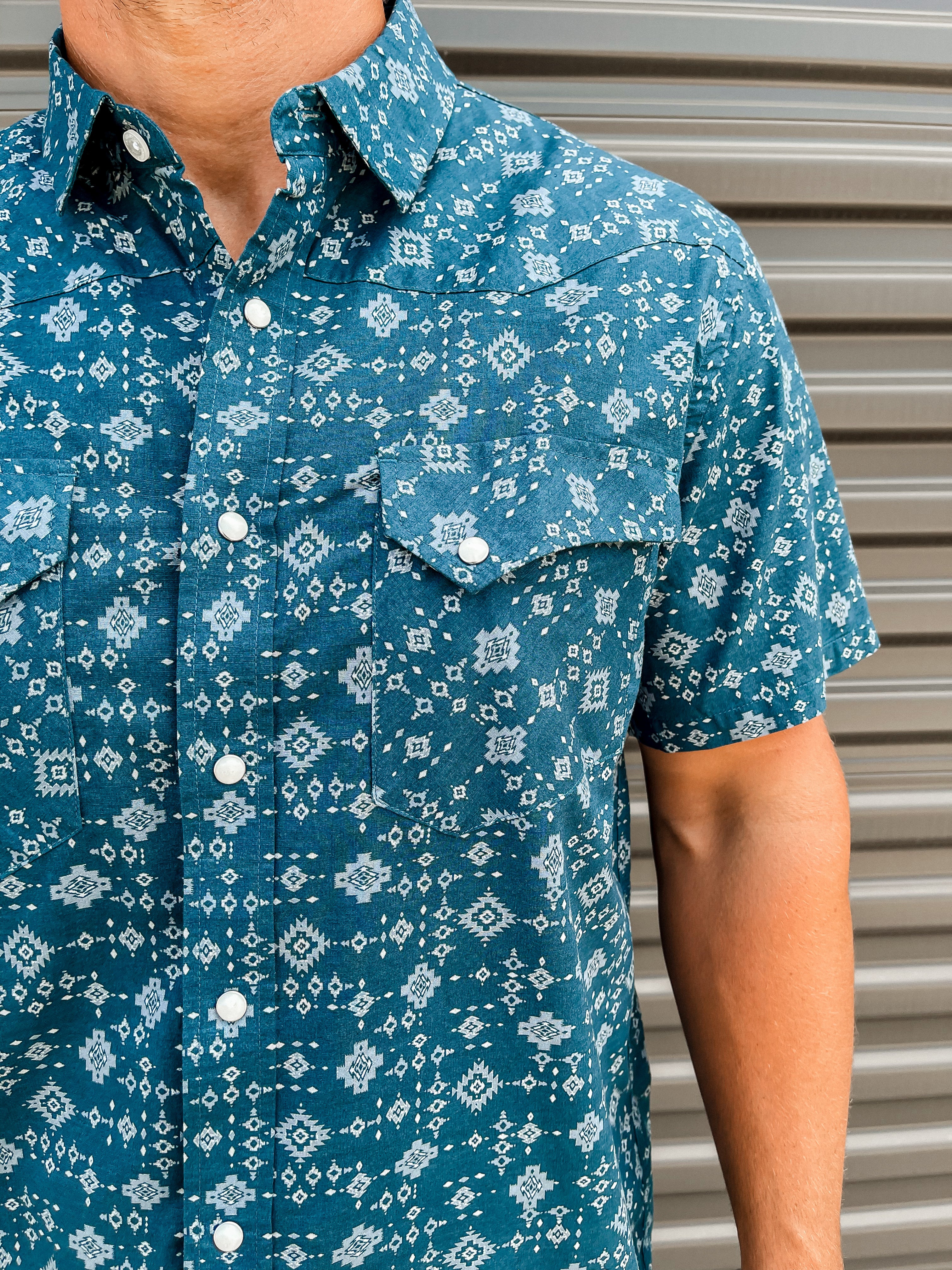 Laramie Shirt Short Sleeve - Mesilla Blue