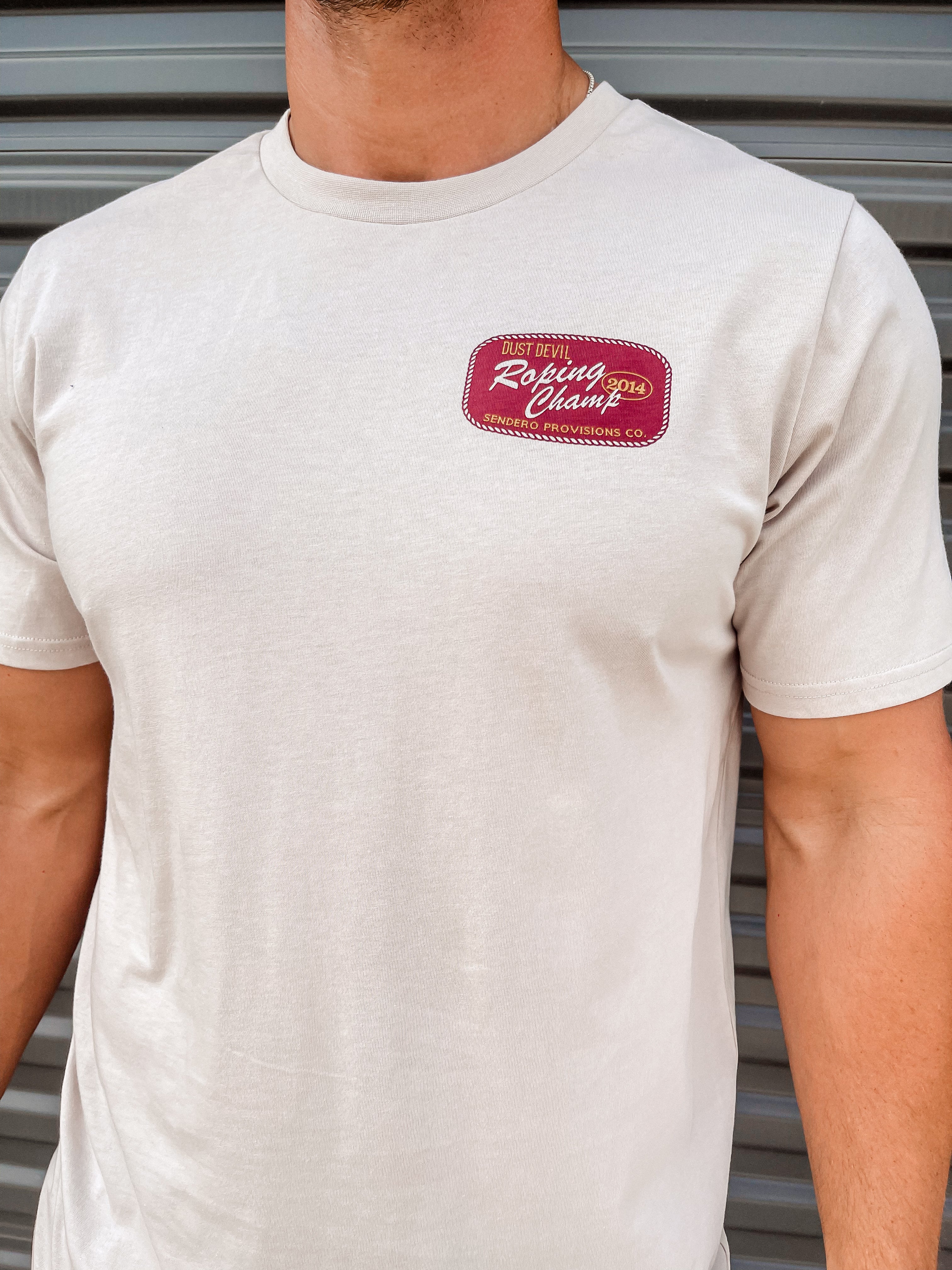 Roping Champ T-Shirt - Sand