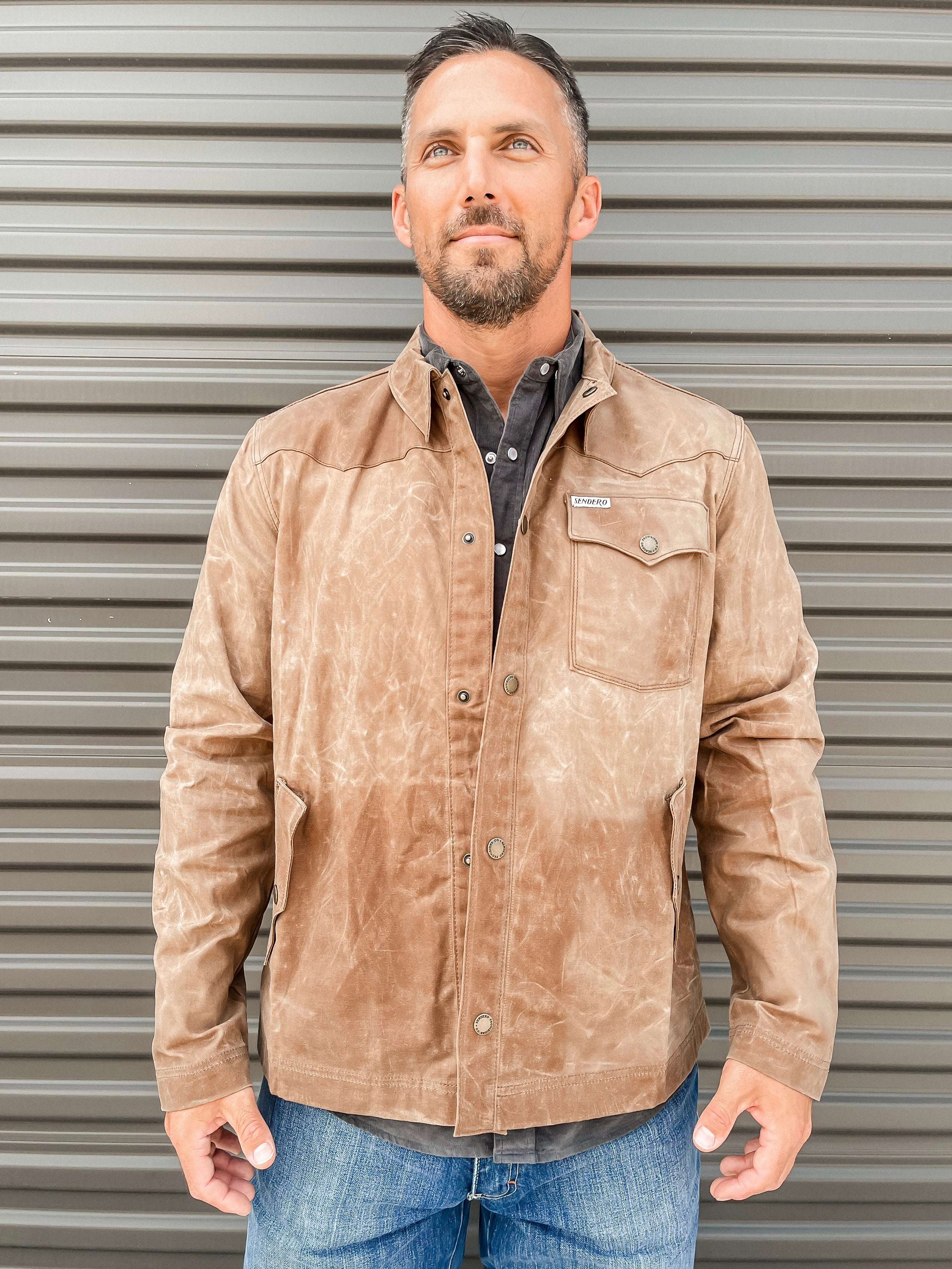 Rancho Waxed Jacket - Monekopi Brown