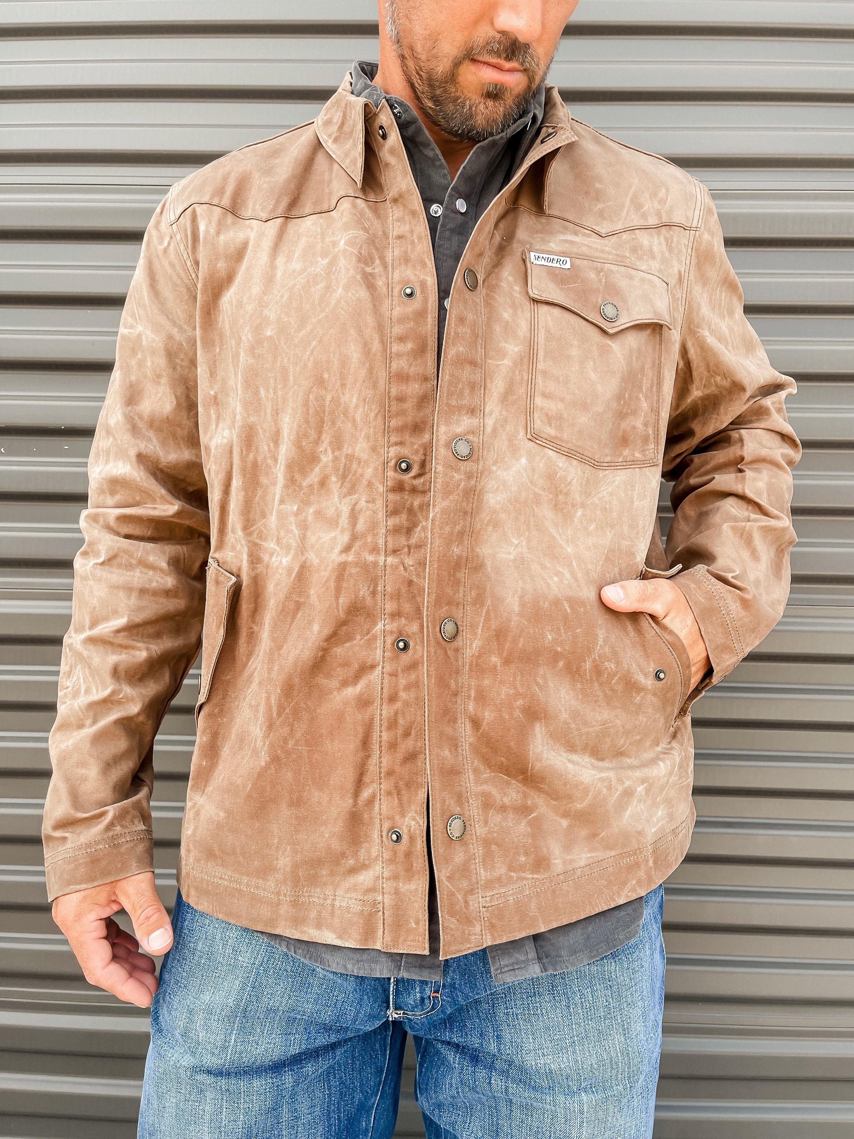 Rancho Waxed Jacket - Monekopi Brown