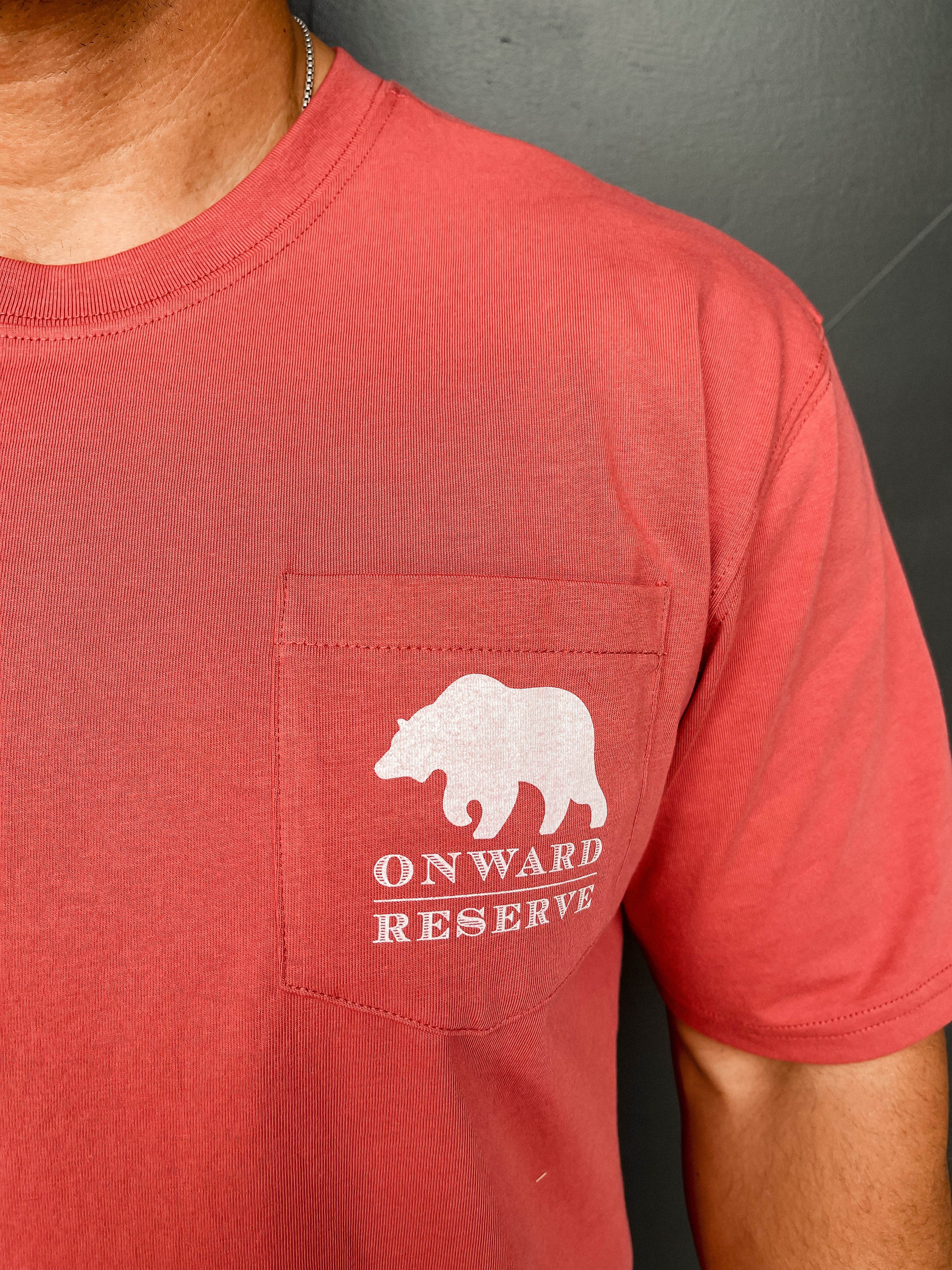 Black Lab Tee - Washed Red