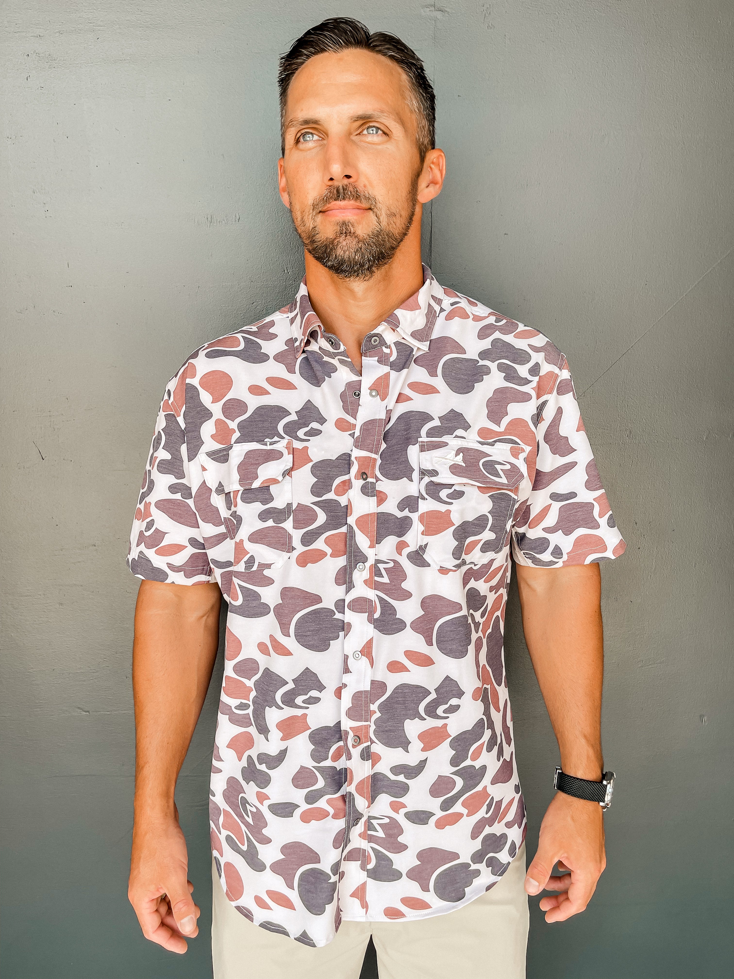 The Rio Outdoor Blend Short Sleeve - Boone Camo