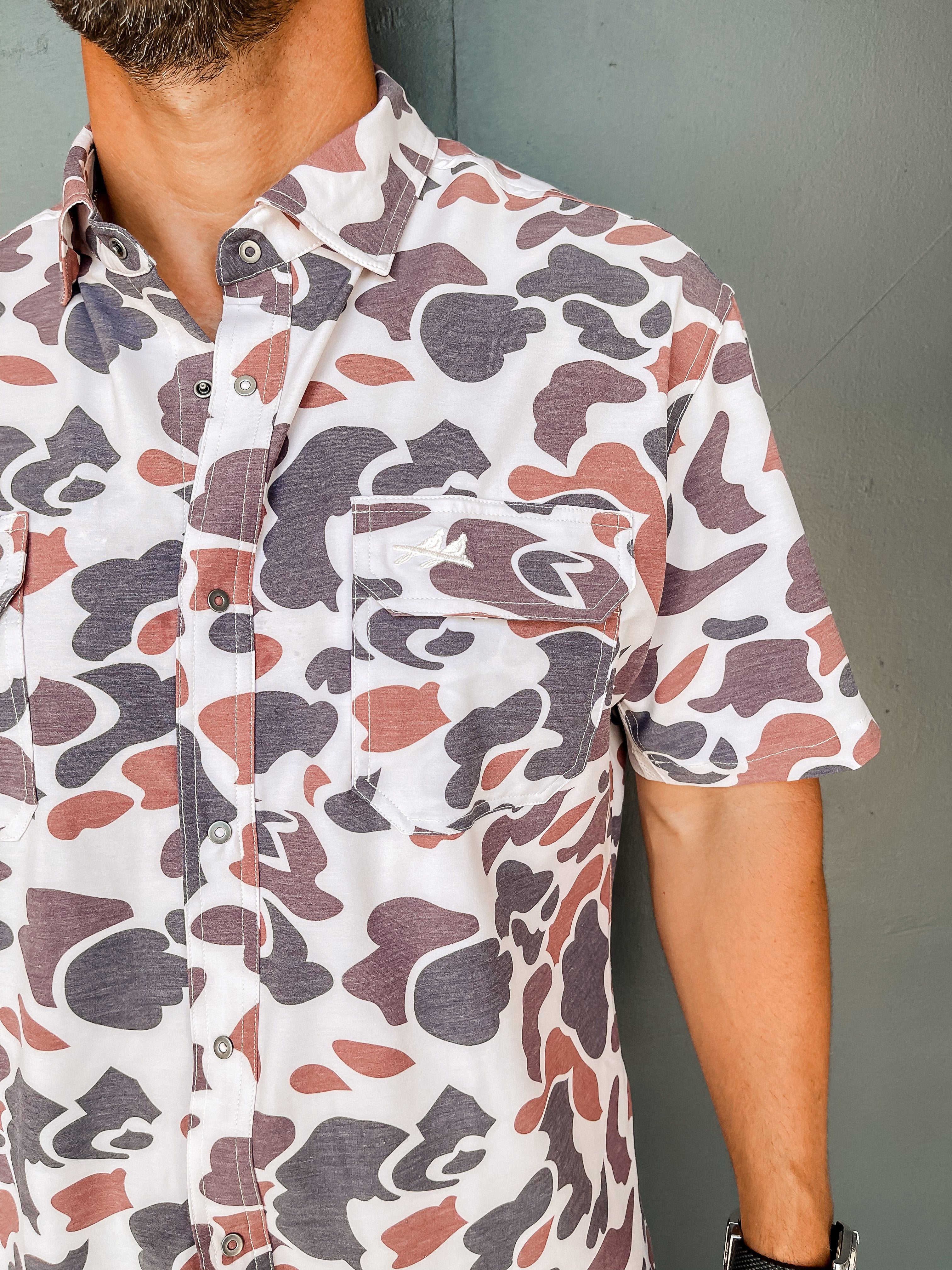 The Rio Outdoor Blend Short Sleeve - Boone Camo