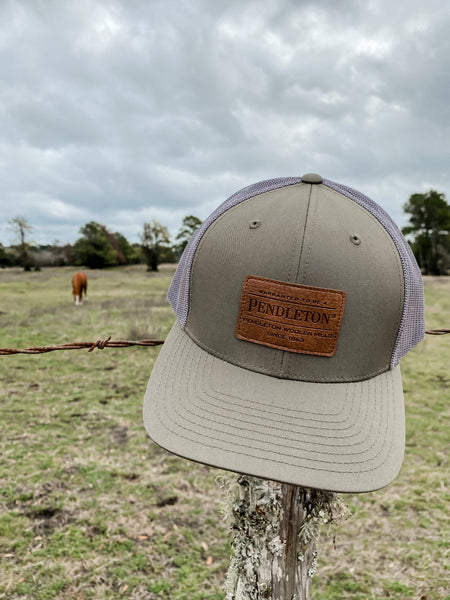 Burnished Patch Trucker - Loden — Forged86