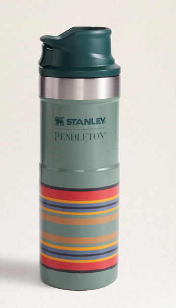 Pendleton Stoneware mugs and Stanley x Pendleton vacuum bottles