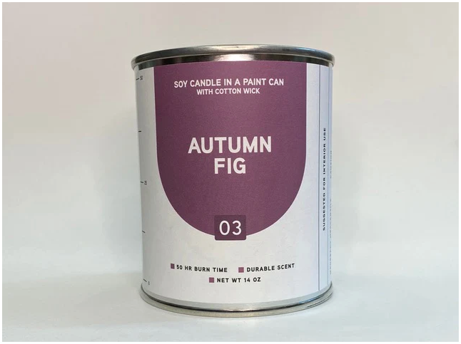 Paint Can Soy Candle - Autumn Fig
