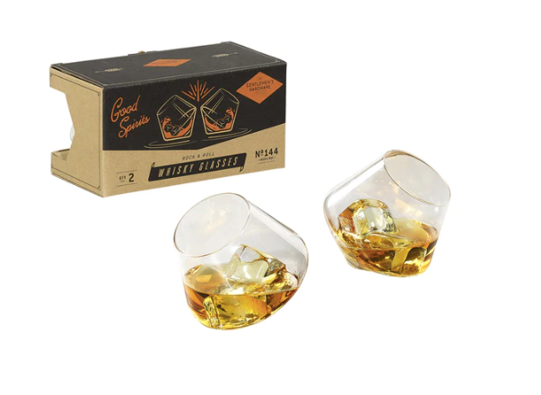 Rocking Whisky Glasses - Set Of Two