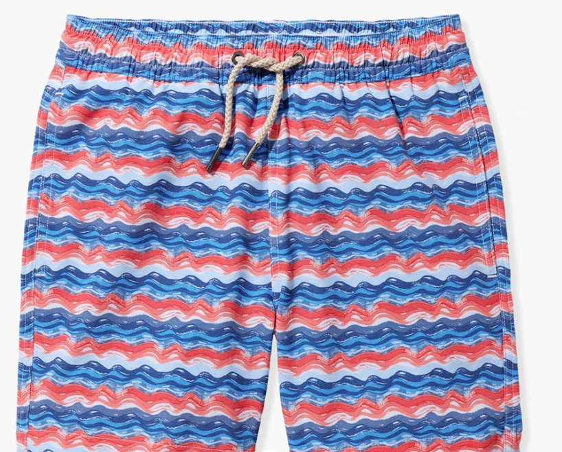 Kid's Bayberry Trunk - Wave Blue Bright Waves