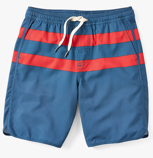 Kid's Anchor Trunk - Red Stripe