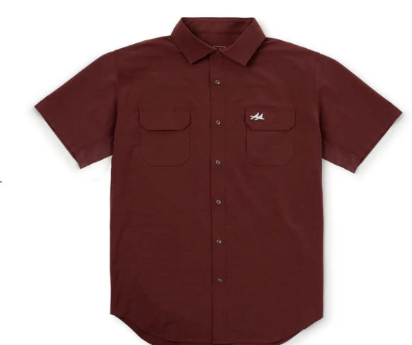 The Rio Ultimate Outdoor Blend Short Sleeve - Maroon