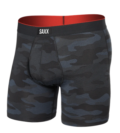 Multi-Sport Mesh Boxer - Remote Camo Faded Black