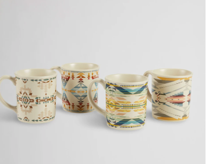 Ceramic Mug Set of Four - High Desert Collection