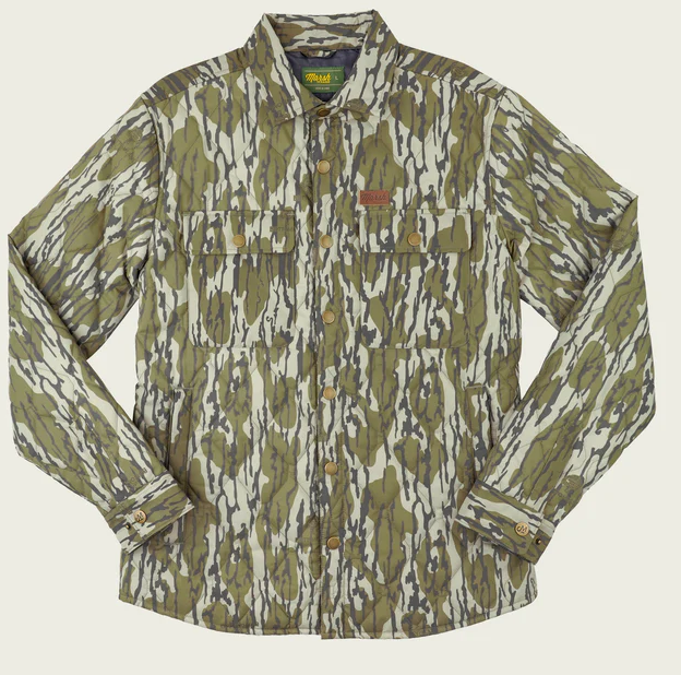 Saluda Mossy Oak Shacket - OG Bottom Land