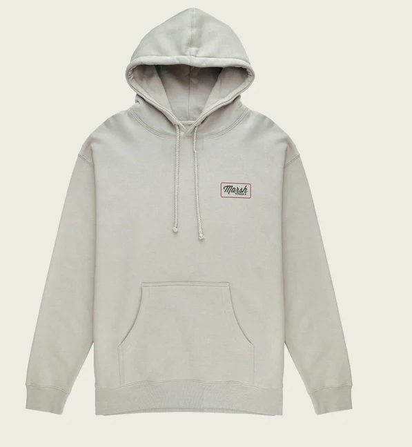 Script Pullover Hoodie - Cement