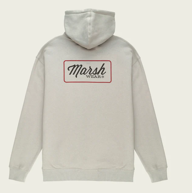 Script Pullover Hoodie - Cement