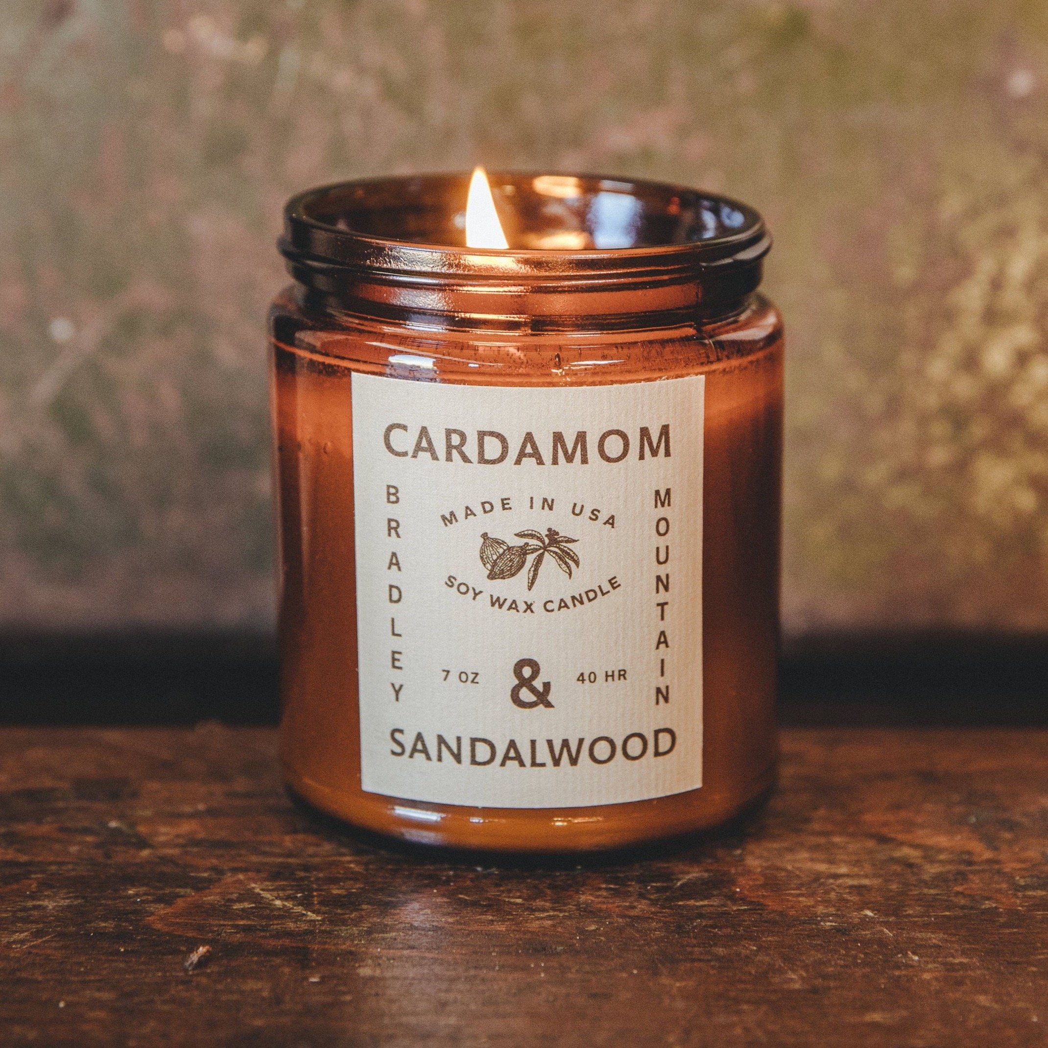 Cardamom & sandalwood candle